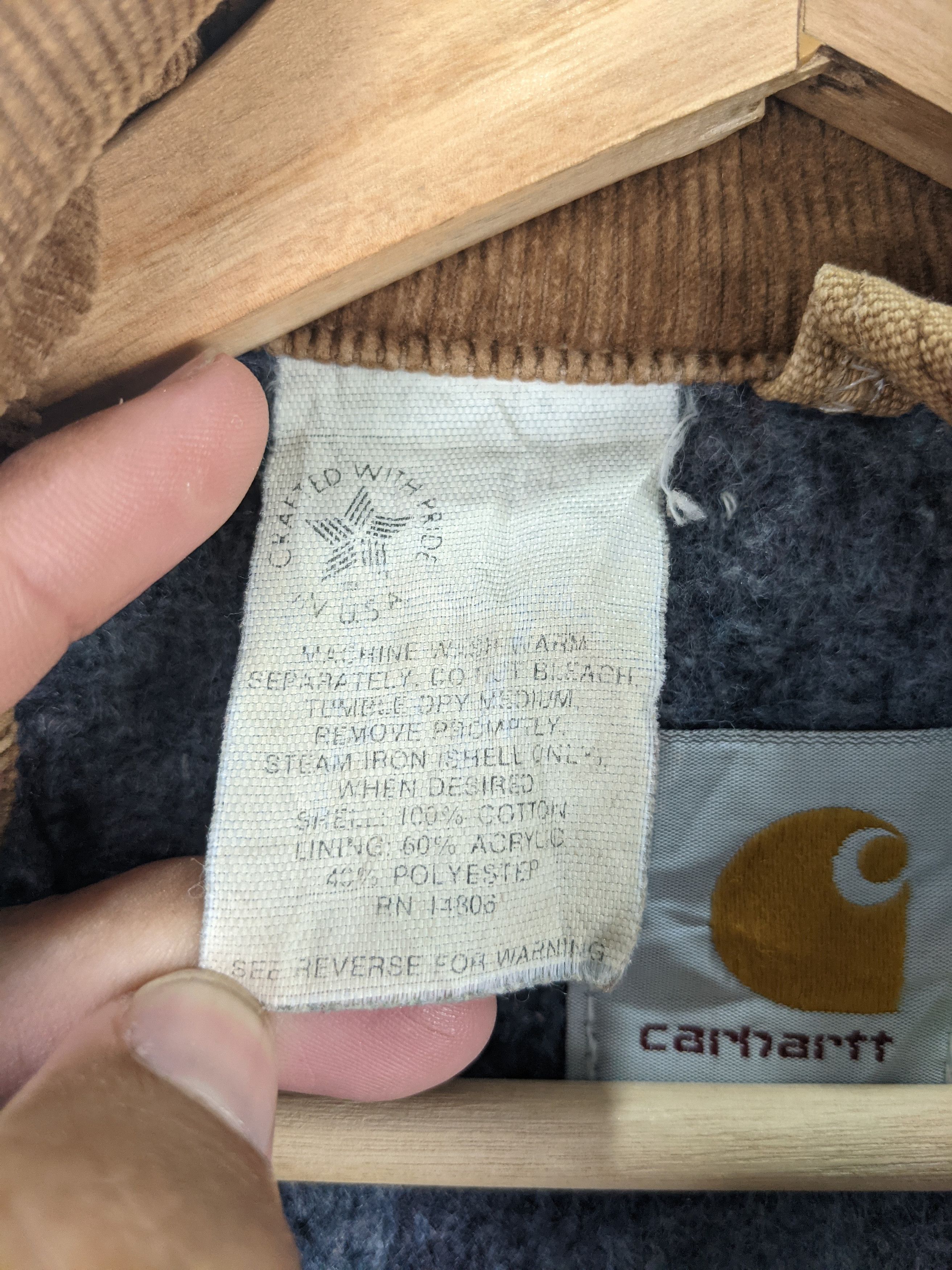 Vintage Carhartt Duck USA Zipper Workwear kanye west Jacket - 9