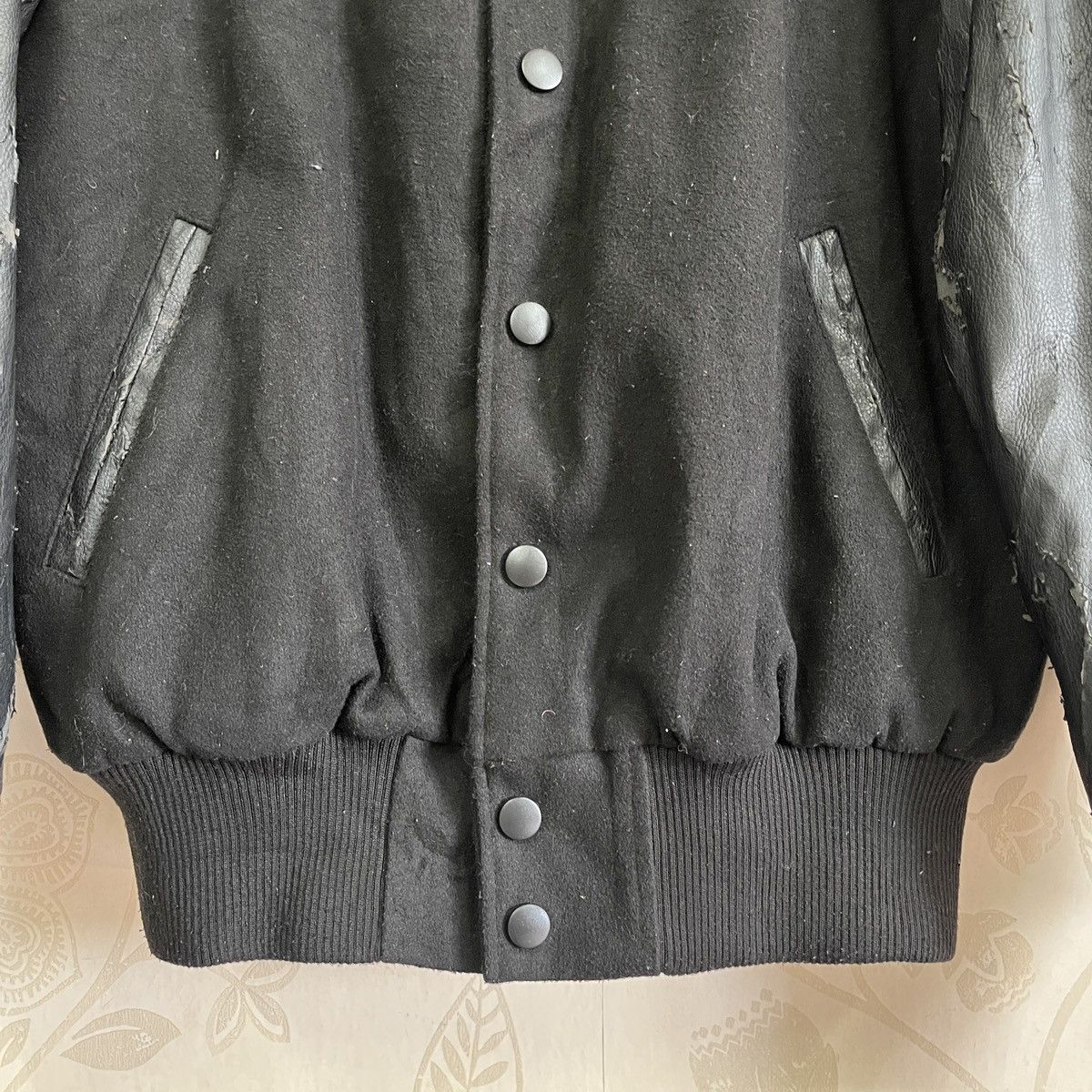 Vintage - Japan Anime Shinobu Oshino Varsity Jacket Distressed Sleeve - 20