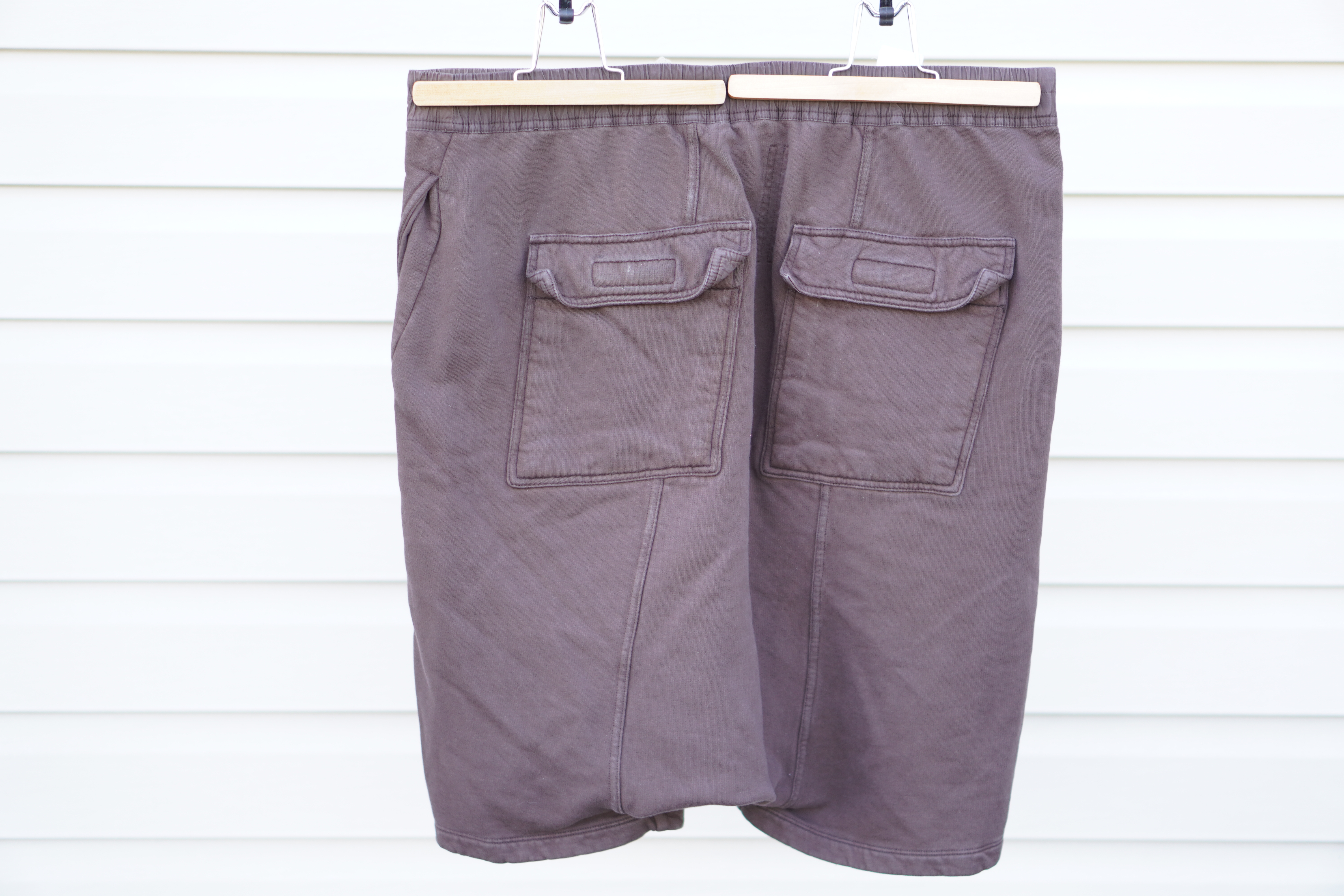Rick Shorts Drop Crotch Cotton Macassar Brown Large - 2