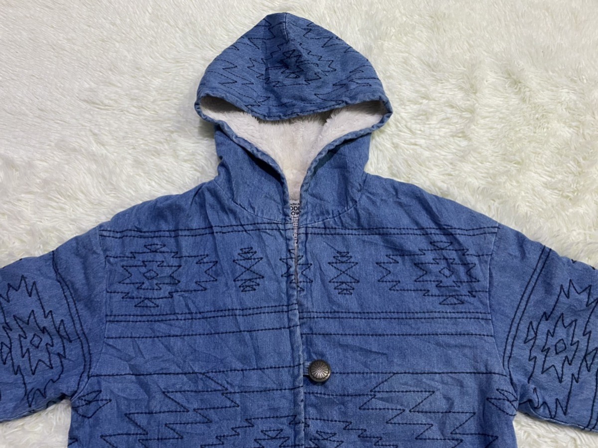 Rodeo - Rodeo Crowns Sashiko Stitching Patterns Fleece Lined Jacket - 2