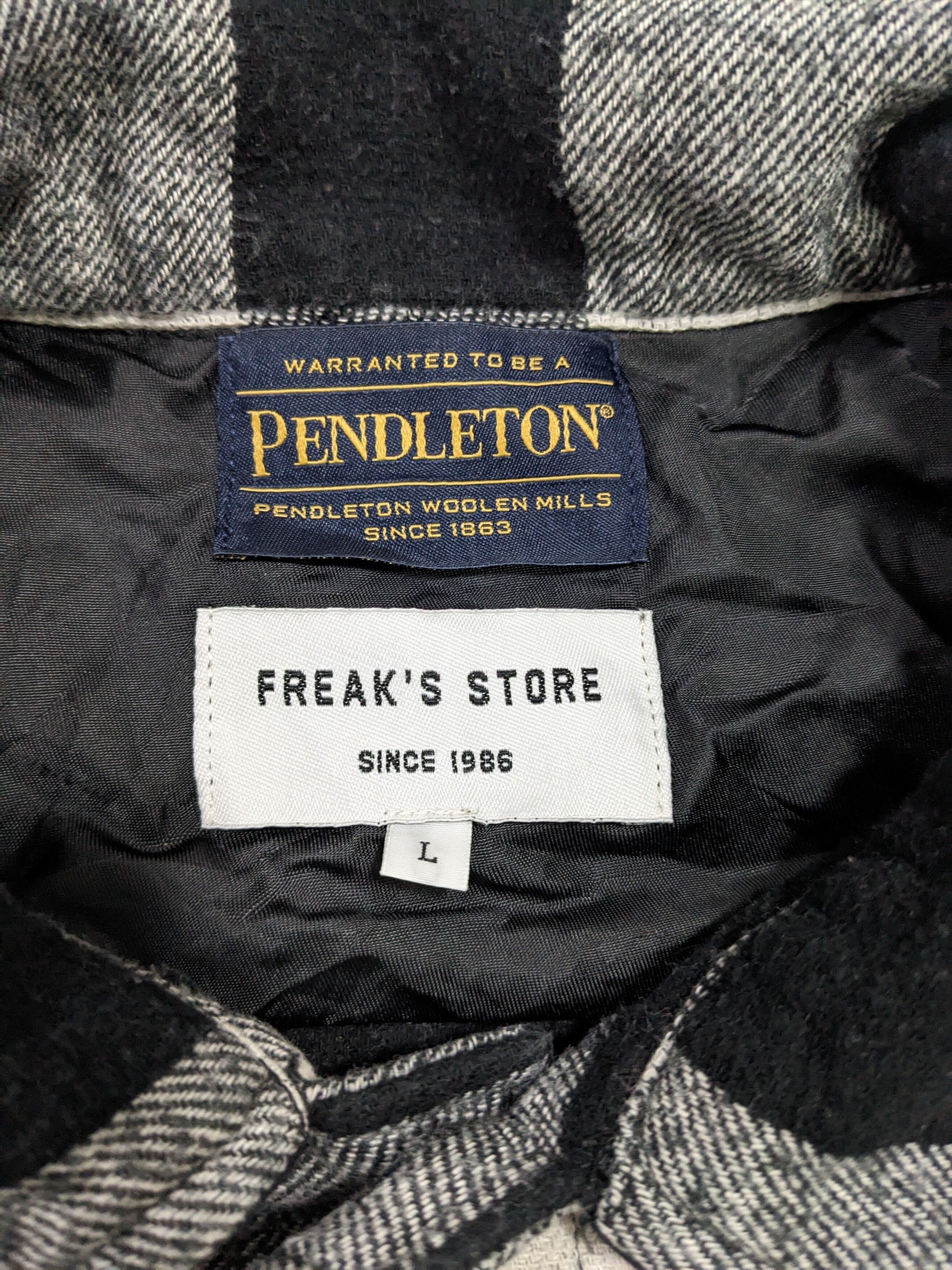 Pendleton x Freaks Store Plaid Heavyweight Flannel Checkered - 9
