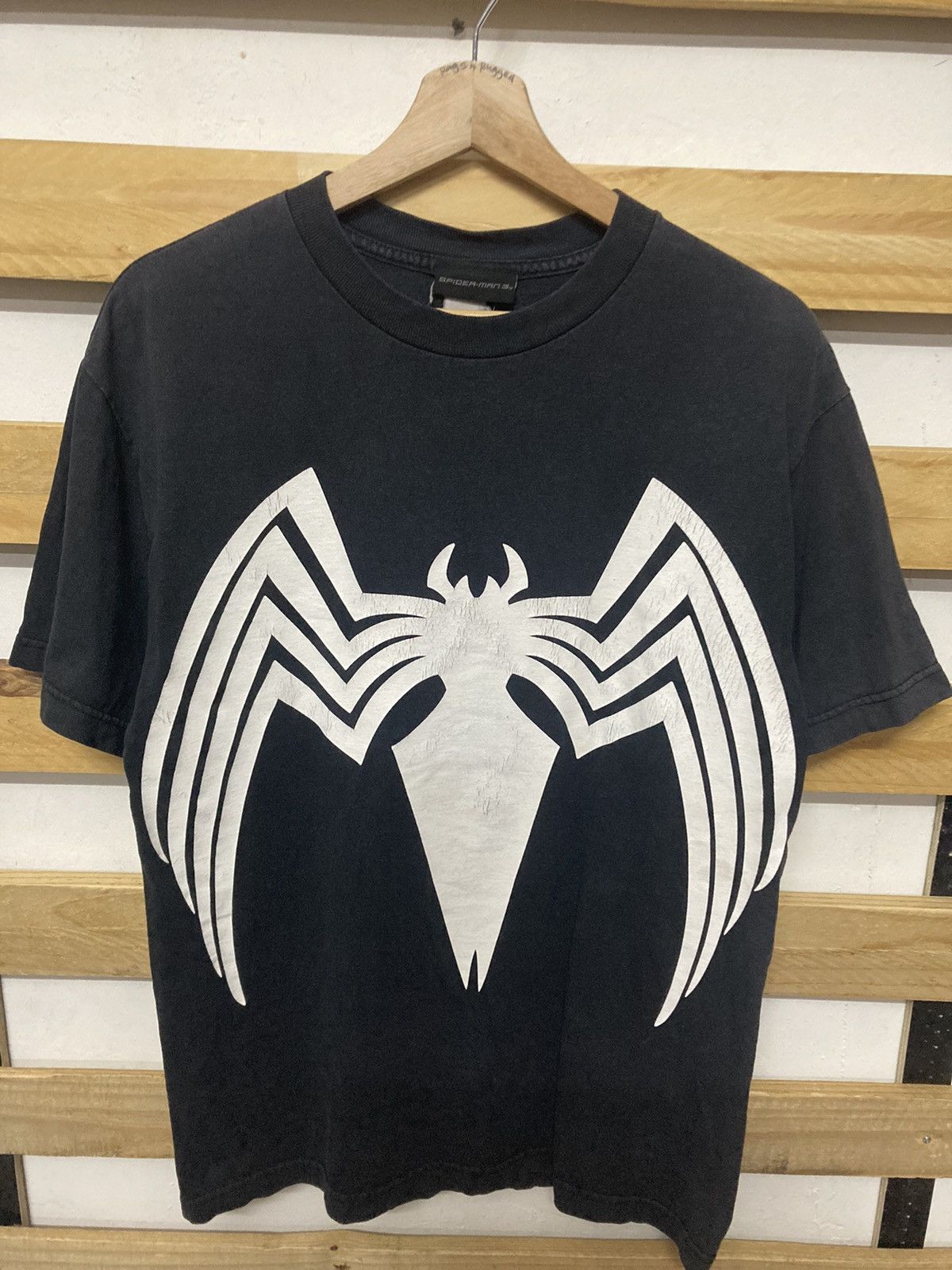 Vintage Spiderman 3 Venom Frontback Logo Tshirt - 3