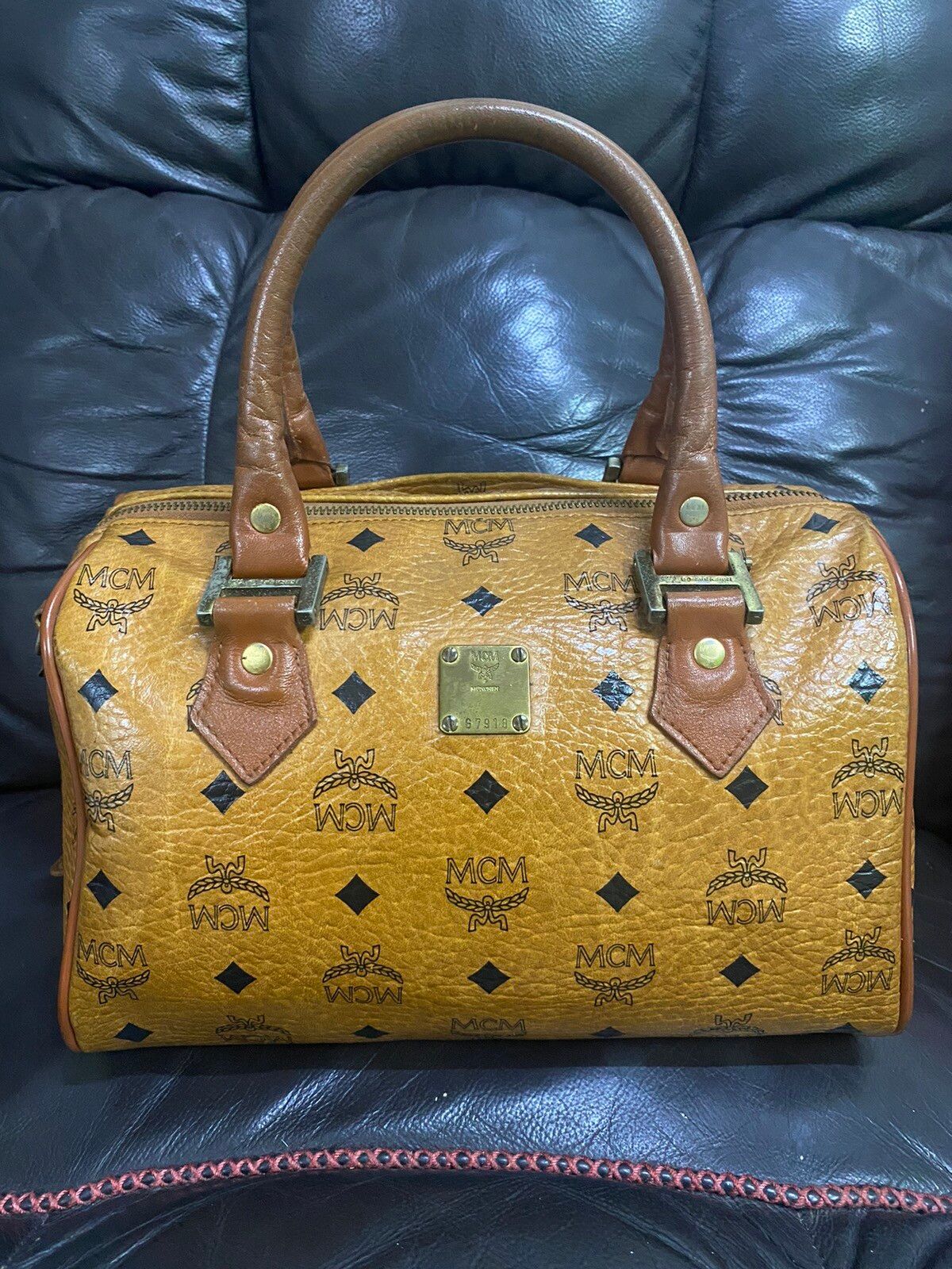 Authentic Vintage MCM Speedy 30 Handbag - 1