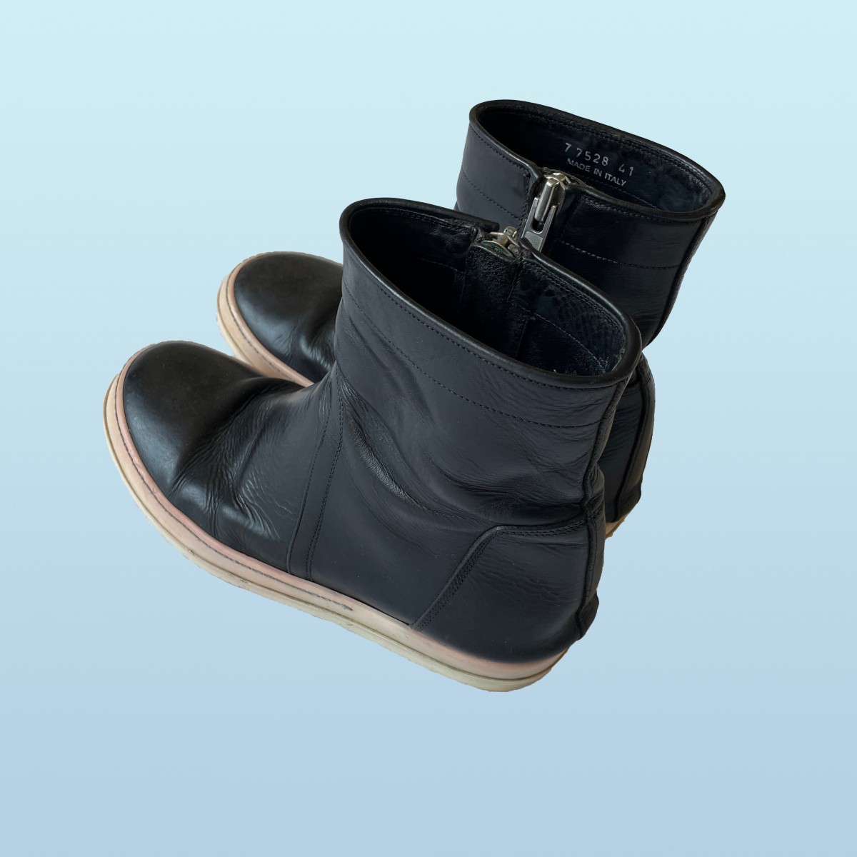 Rick Owens Basket Creeper Ankle Boots
