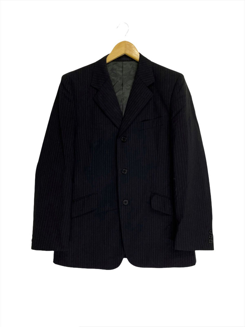 Archive Yohji Yamamoto Wool AAR Black Style Blazer Jacket - 1