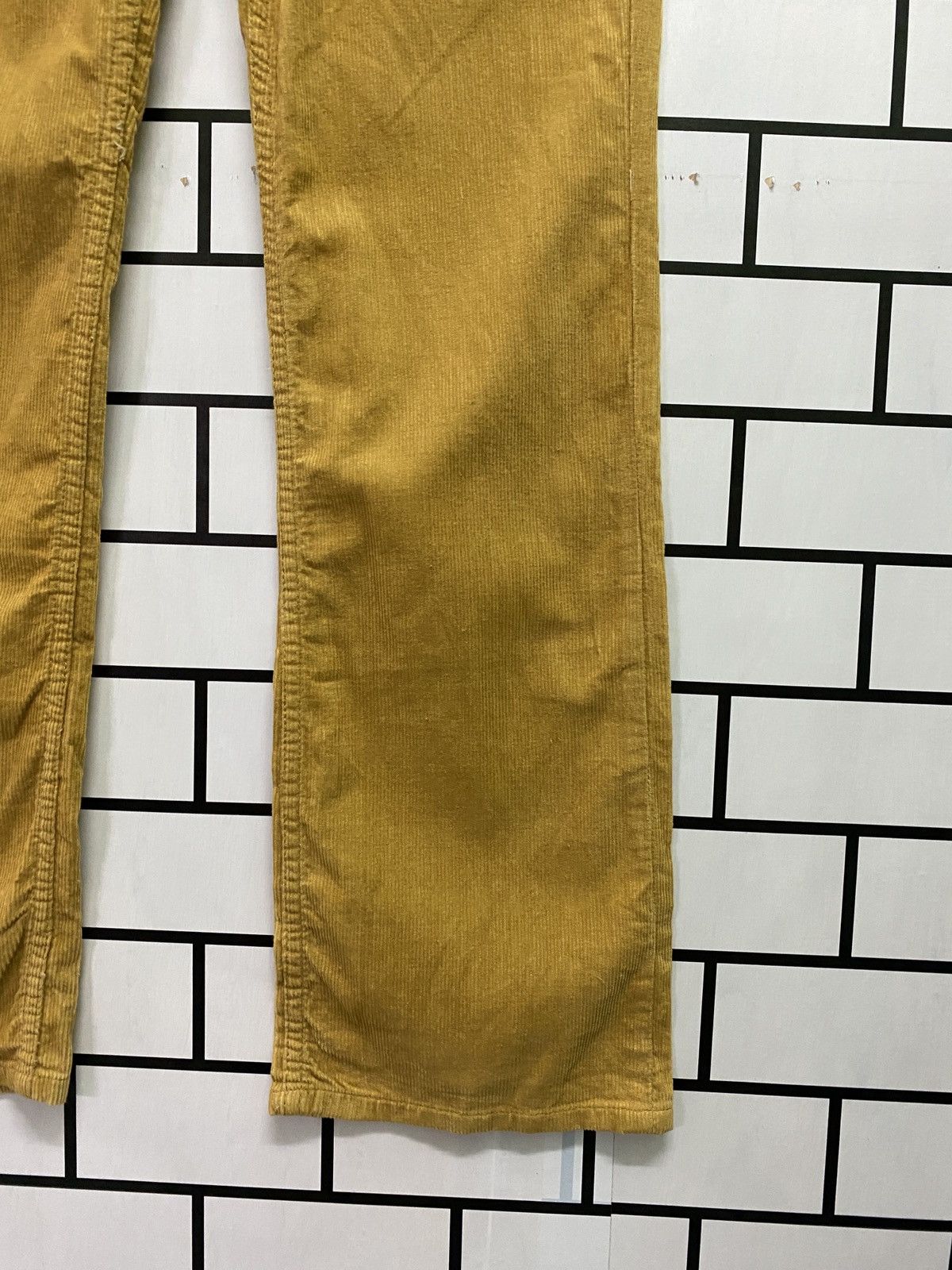 Designer - Japanese Brand Rollin Corduroy Low Rise Patches Pants - 7