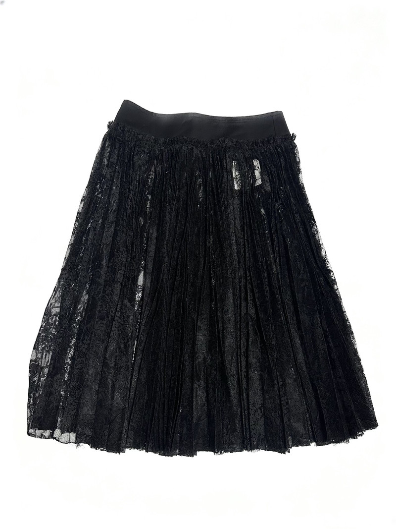 Comme des Garçons 2016 AD Lace Pleated Skirt - 1