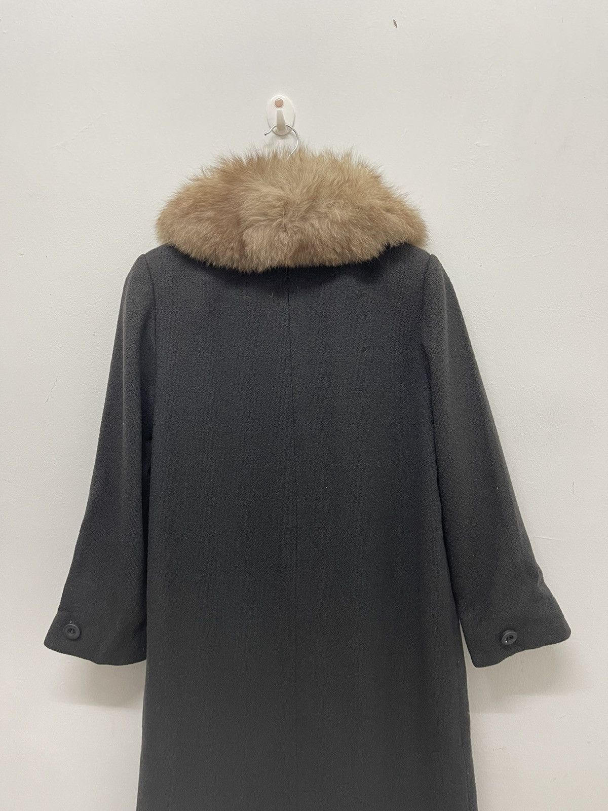 VINTAGE BALMAIN FAUX FUR JACKET WOOL - 5