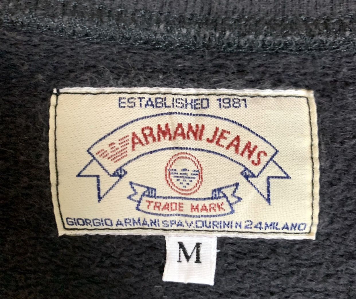 Vintage Armani Jeans Giorgio Armani Pullover Sweatshirt - 8