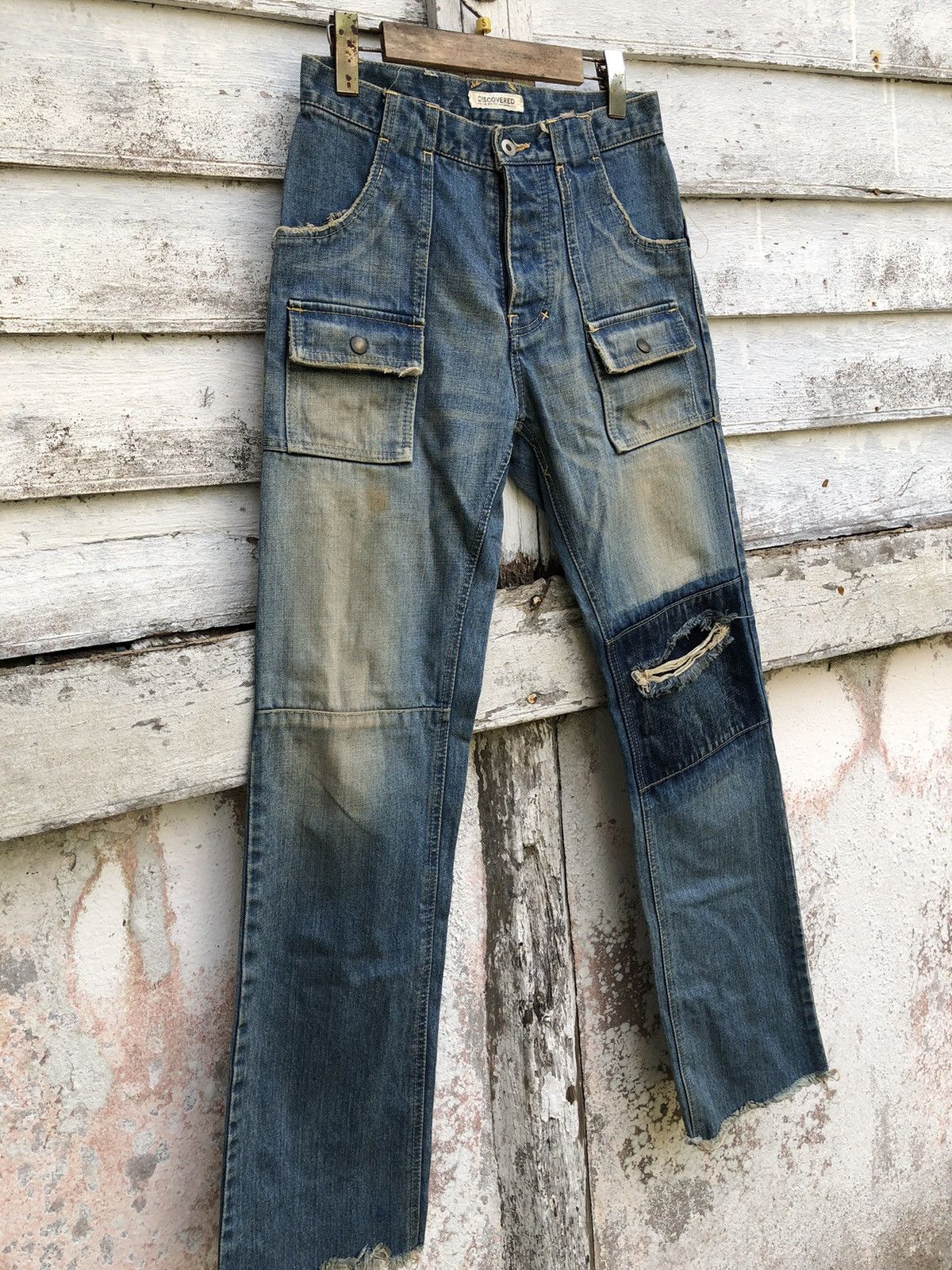 💯Felir💯Discovered Distressed Bush Pocket Pant Jean - 3
