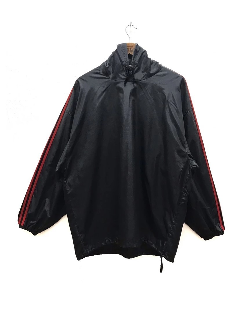 Vintage Adidas Big Logo Spellout Windbreaker Hoodies Jacket - 2