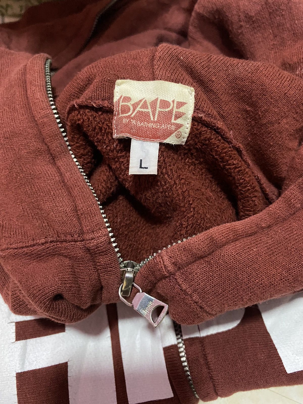 A bathing Ape BAPE Backhit Soldier Full Zip Hoodie Sun Faded - 9