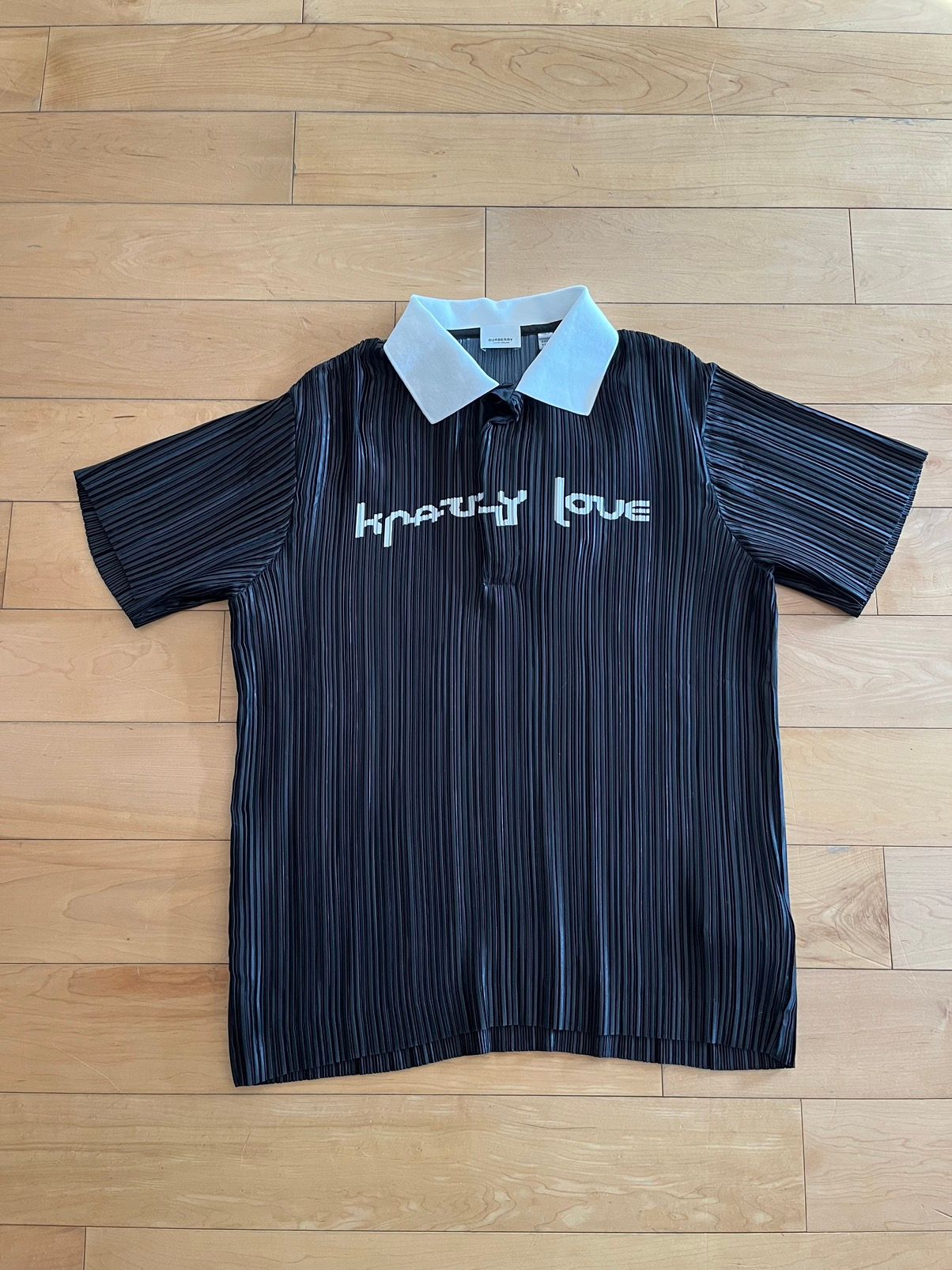 NWT - FW20 Runway Oversized Burberry Krazy Love Pleated Polo - 1