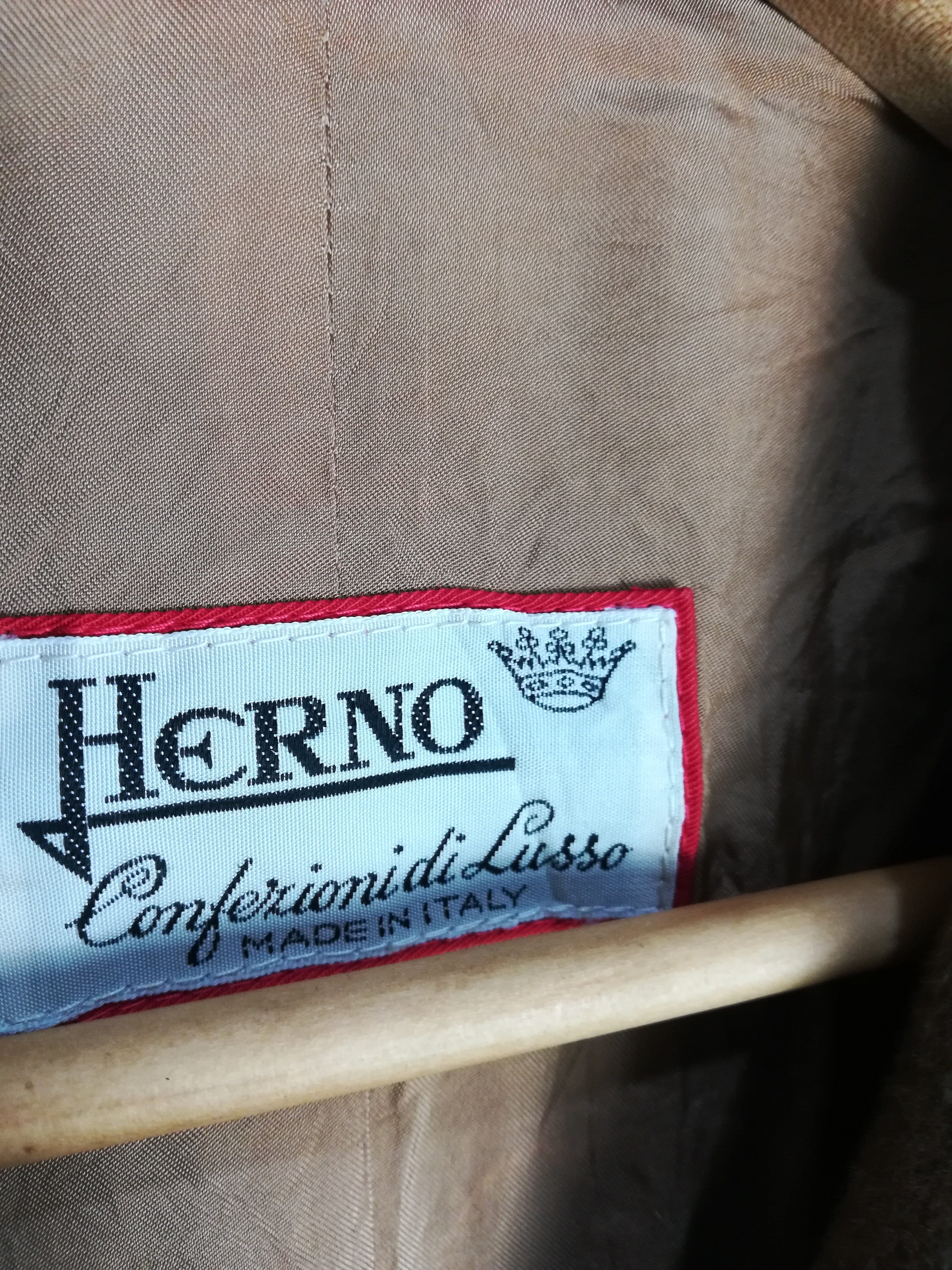 vintage herno long wool jacket - 5