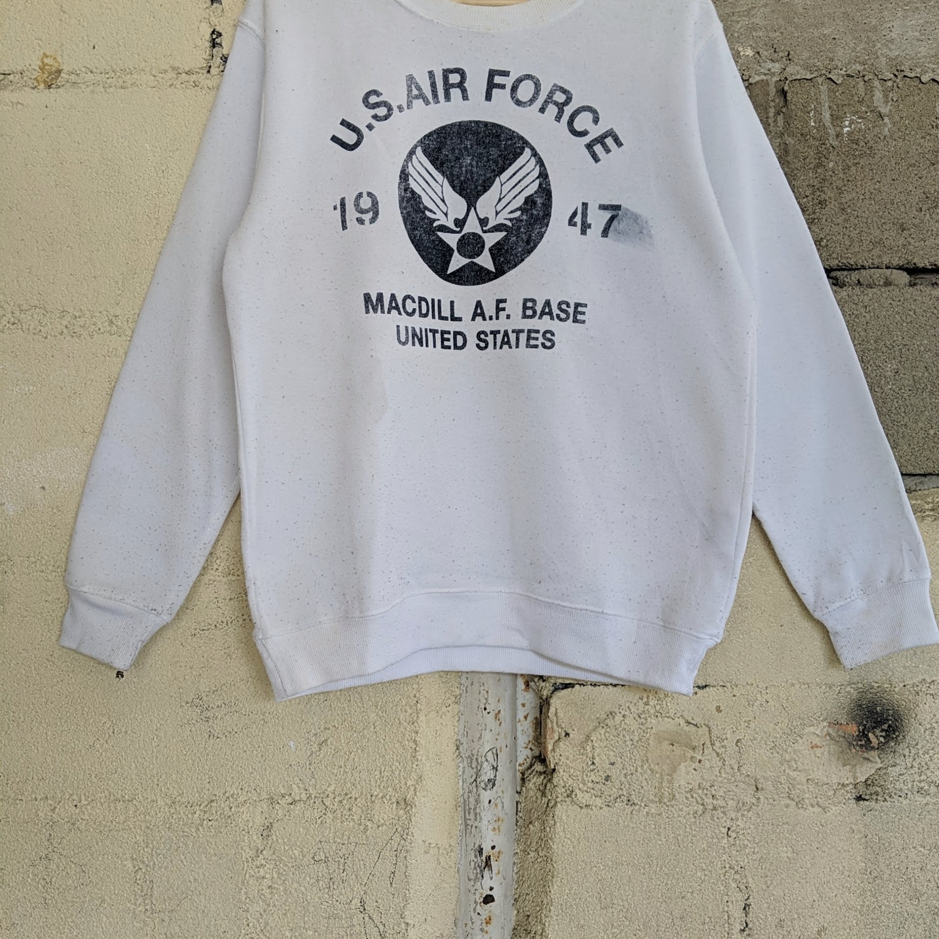 Us Air Force - Vintage US Airforce Logo Real Standard Sweatshirt Jumper - 3