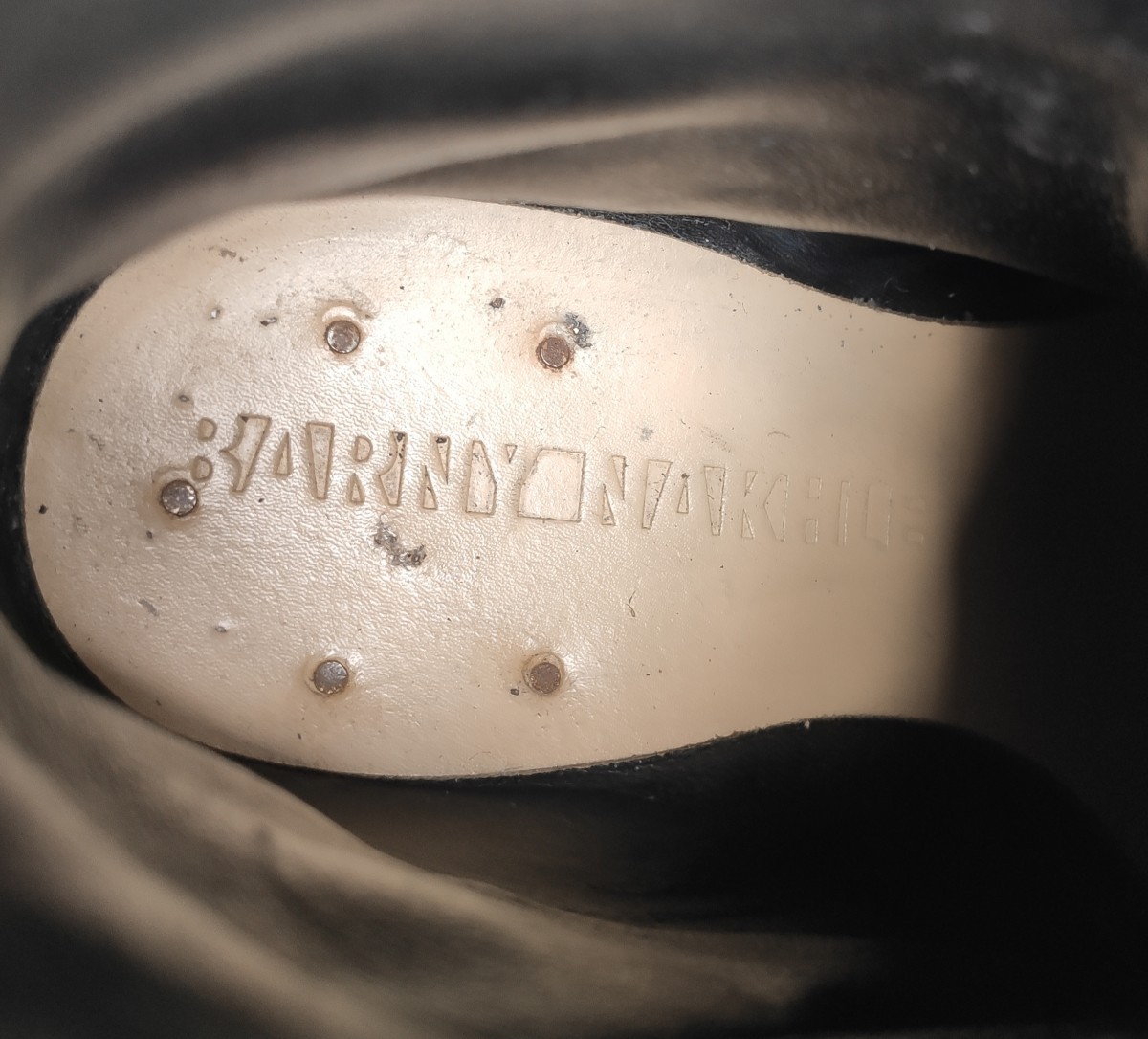Barny Nakhle - Coated crack leather boots.Like Carol Christian Poell - 10