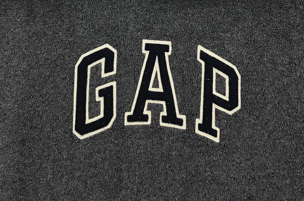 Vintage Gap Bigo Logo Fleece Hoodie. - 4