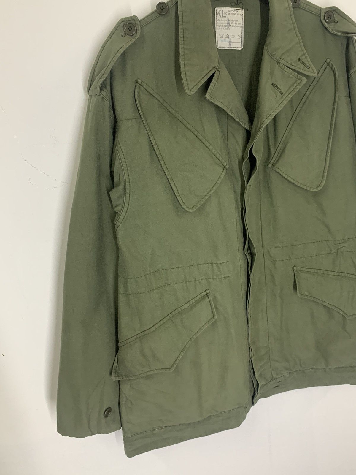 Vintage Dutch Military Combat Jacket Seyntex - 9