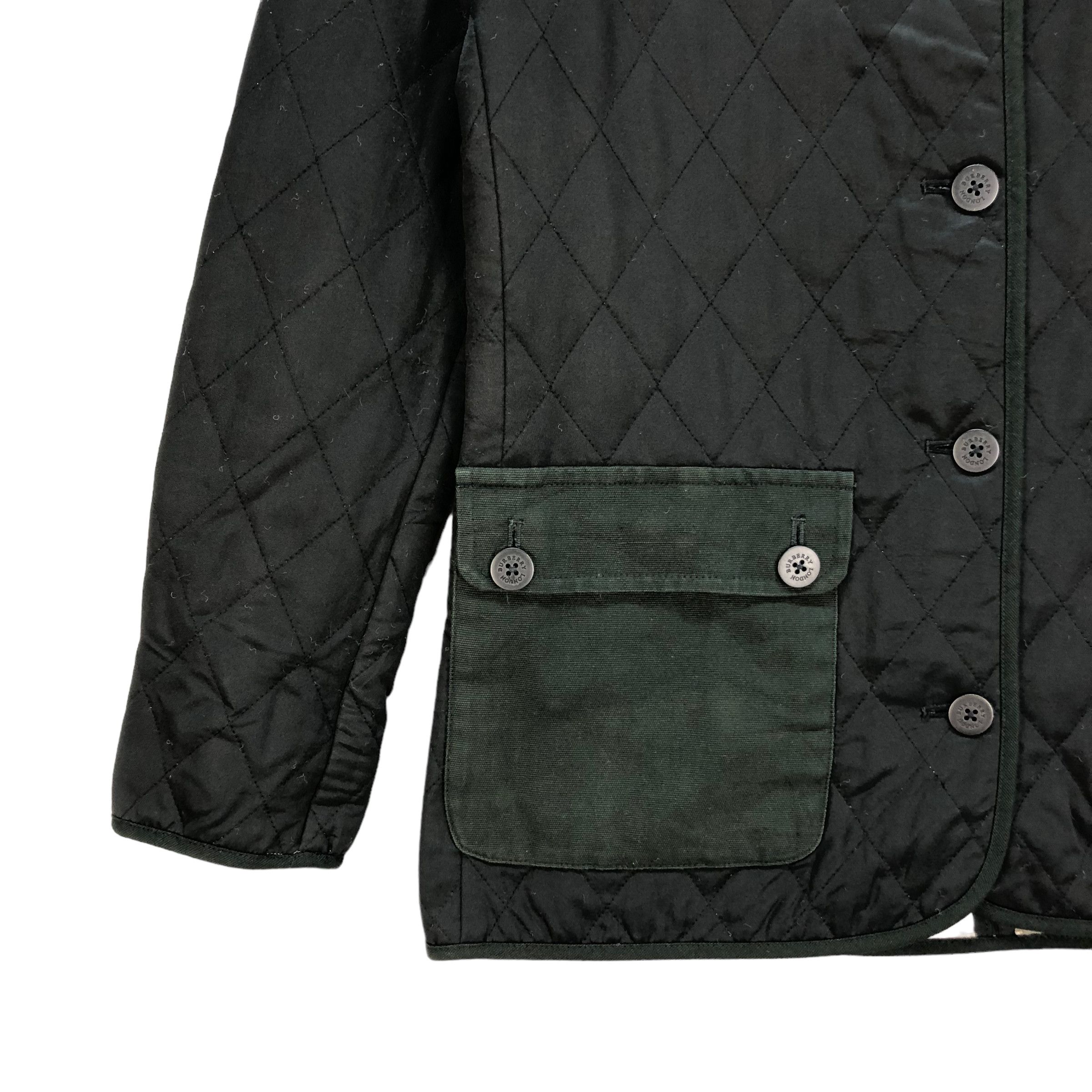 BURBERRY LONDON NOVA CHECK QUILTED JACKET #7238-120 - 4