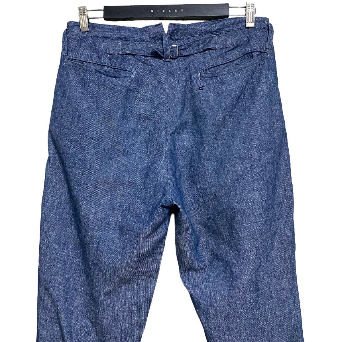 45rpm Denim Baggy Pants Buckle Back - 10