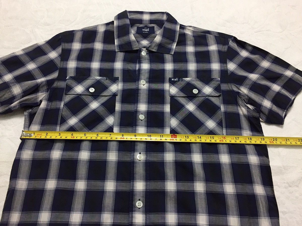 Wtaps Double Pocket Checkered Buttons Up Shirt - 6