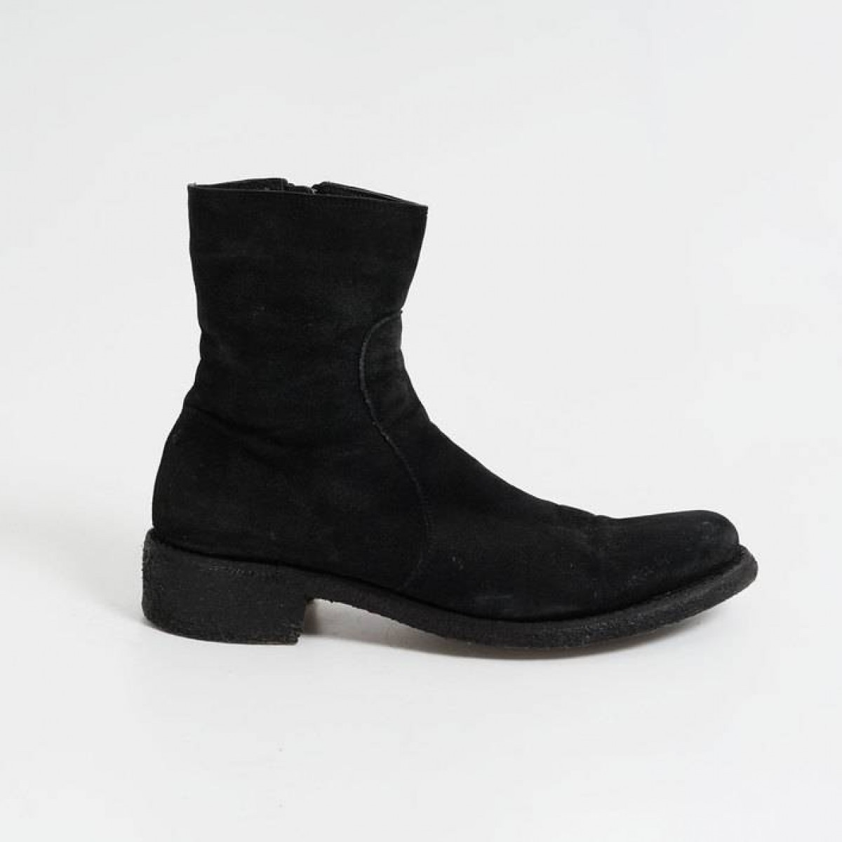 Rocco P. - Black suede sidezips.Like Dior or Saint Laurent boots - 1