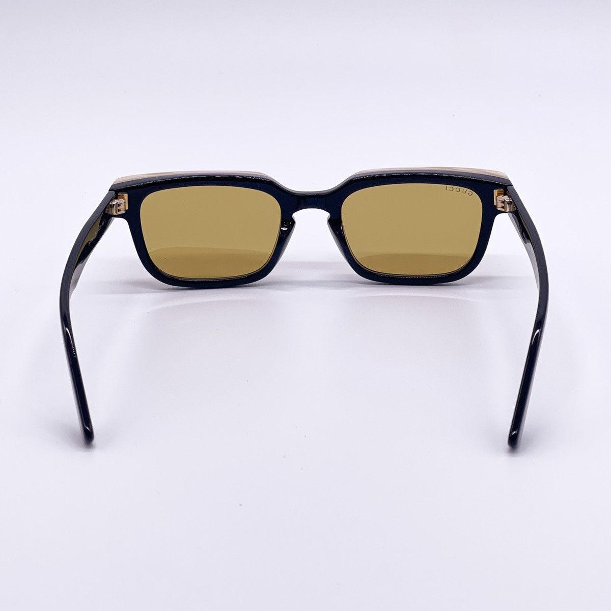 NEW GUCCI GG1166S 001 UNISEX SQUARE BLACK BEIGE SUNGLASSES - 11