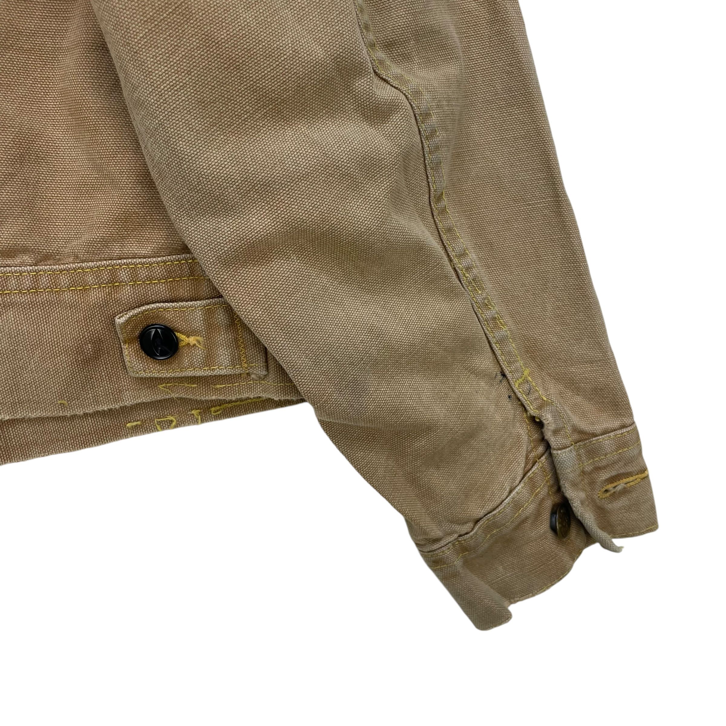 Vtg Lee Sanforized Trucker Crafted Denim Jacket - 8