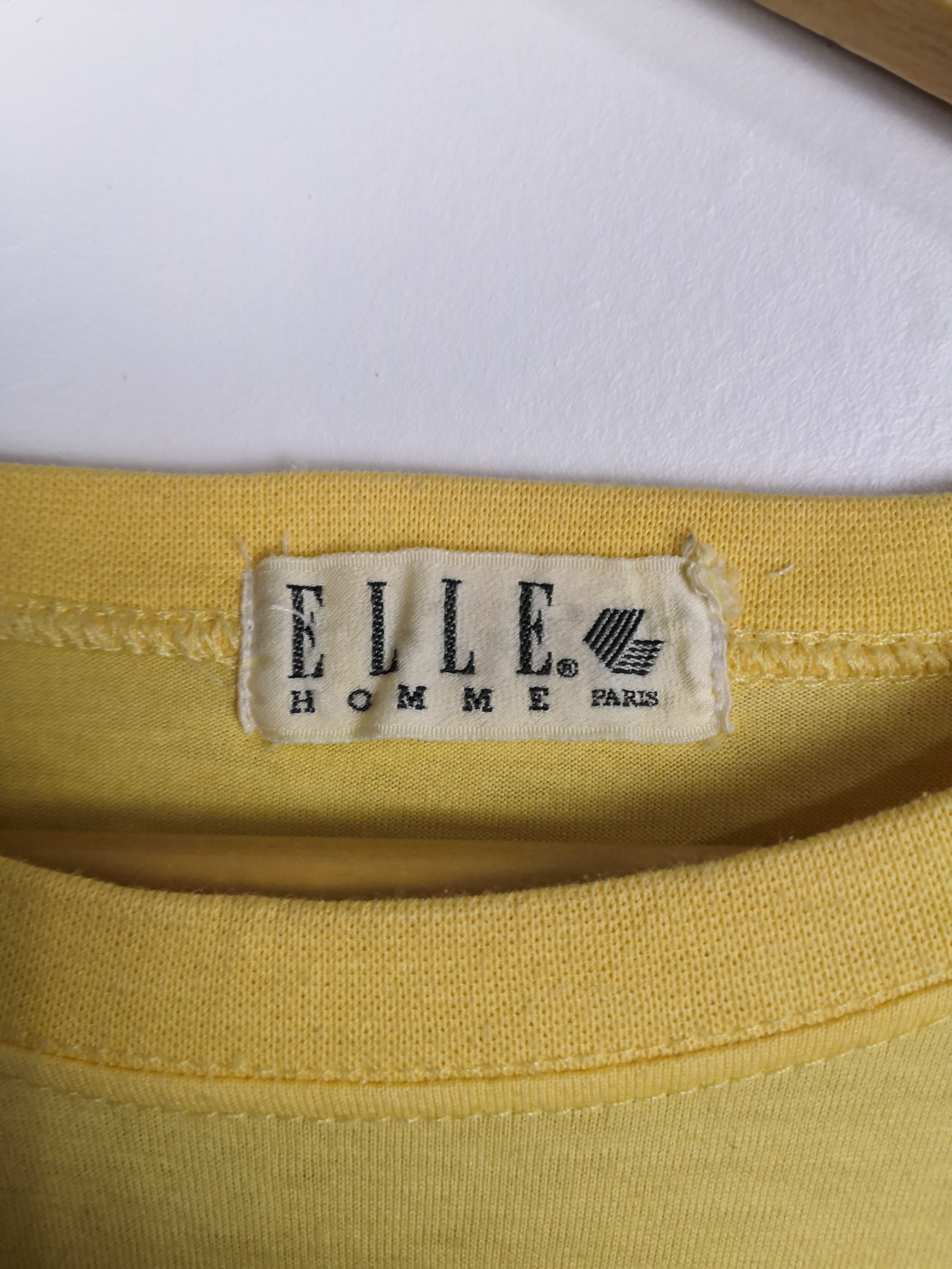 Designer - Vintage Elle Paris T-Shirt Big Logo SpellOut - 4