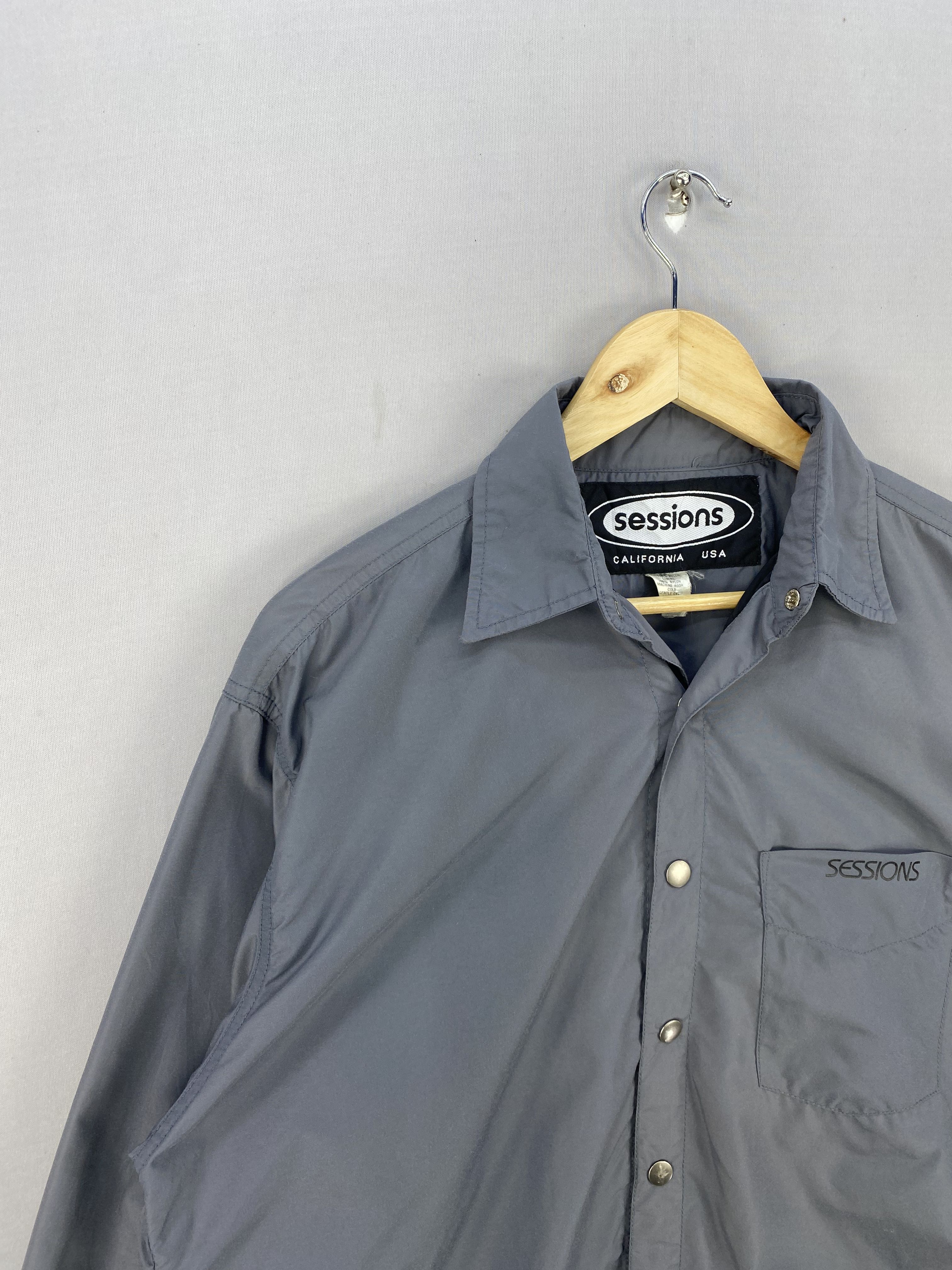 Sessions One Pocket Snap Button Flannel Shirt Button Up - 2