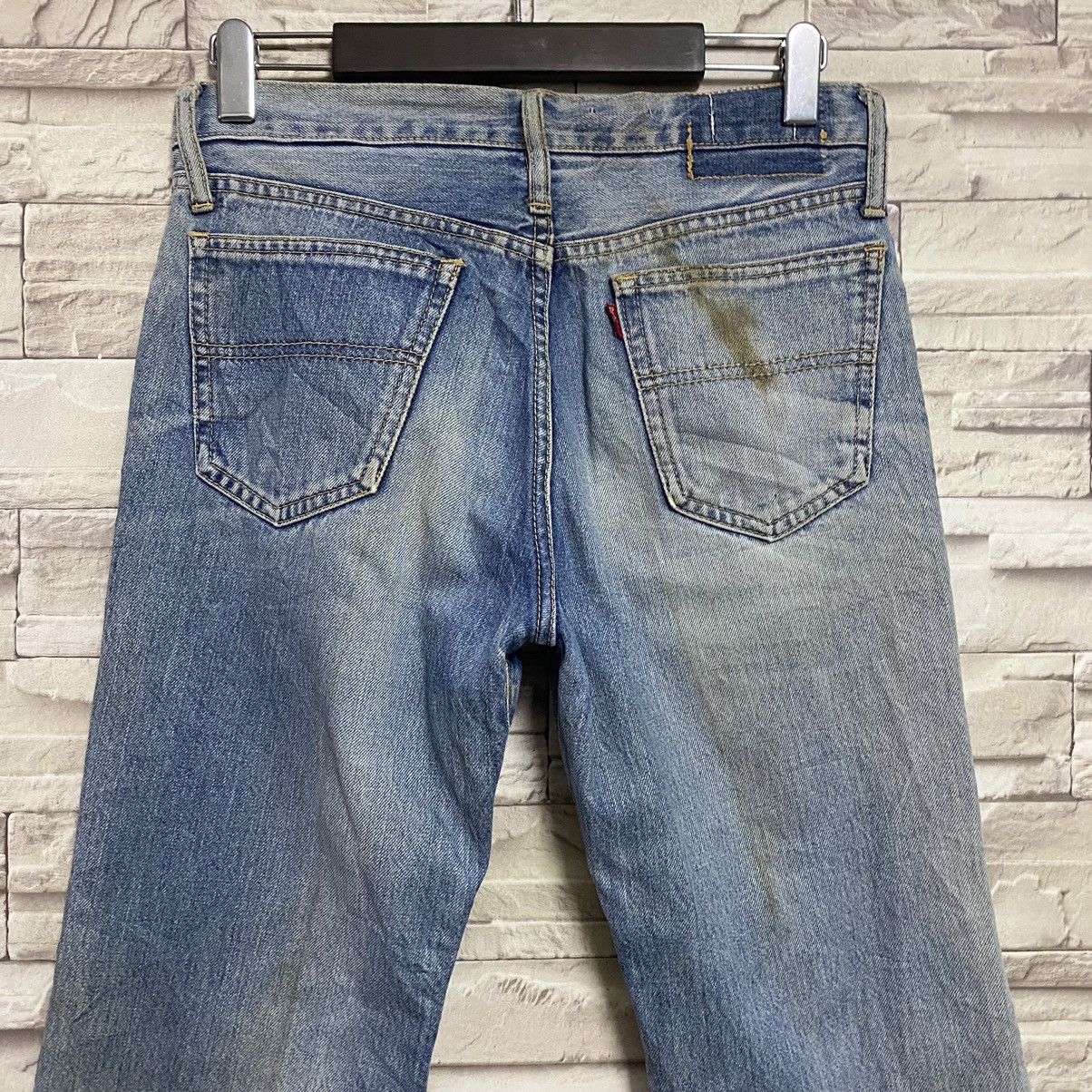 Vintage 80s Big John Distressed Rusty Bell Bottom Jeans - 11