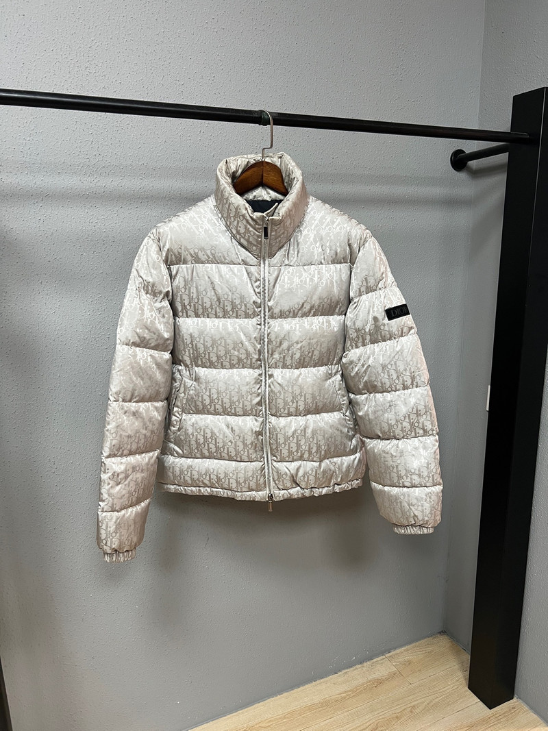 Dior silver-gray down jacket - 1