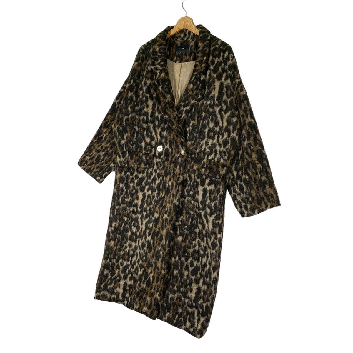 Vintage Emoda Leopard Design Long Coat F Size - 5