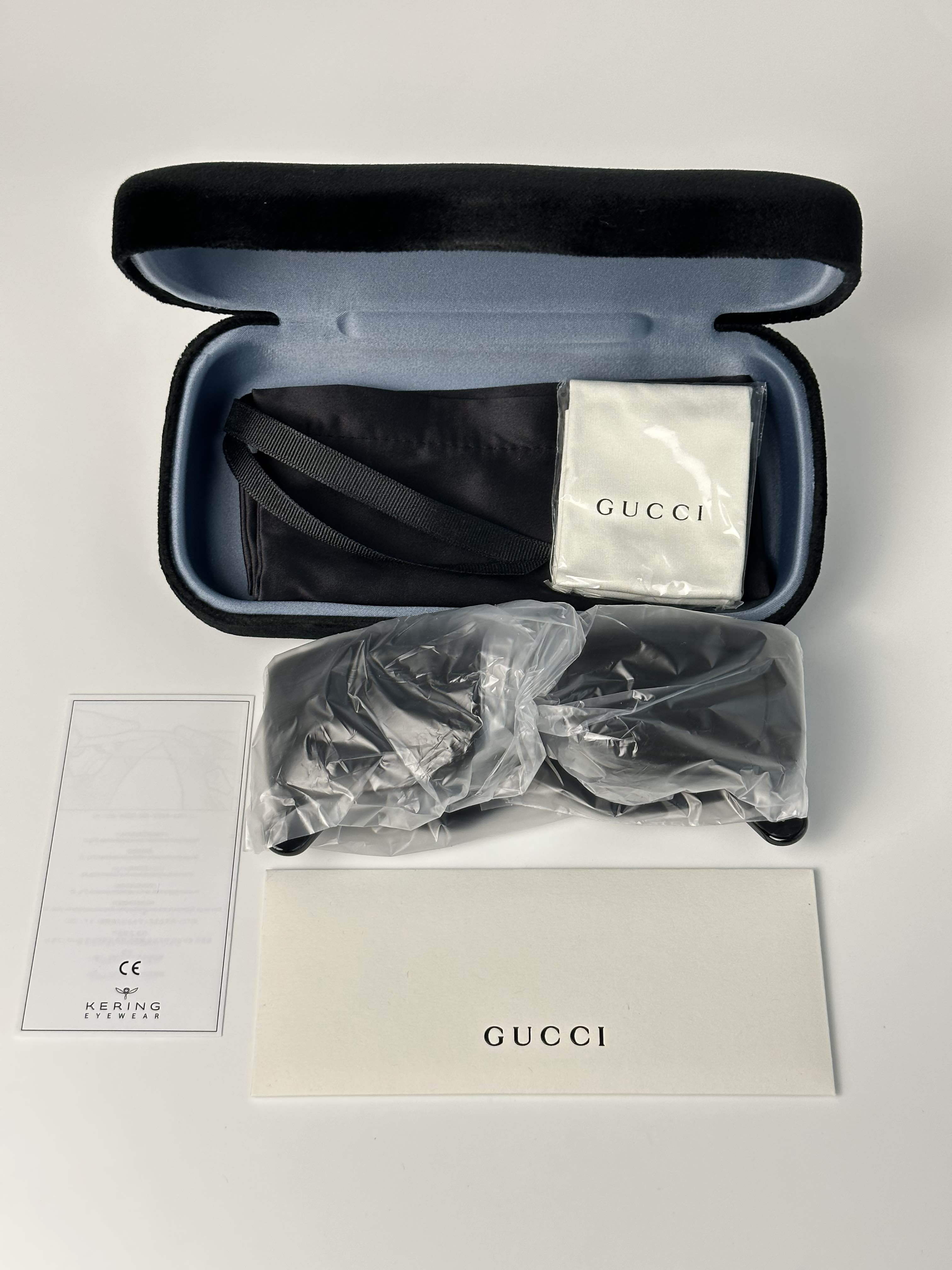 BRAND NEW GUCCI GG0811S 001 Black/Grey Unisex Sunglasses   - 7