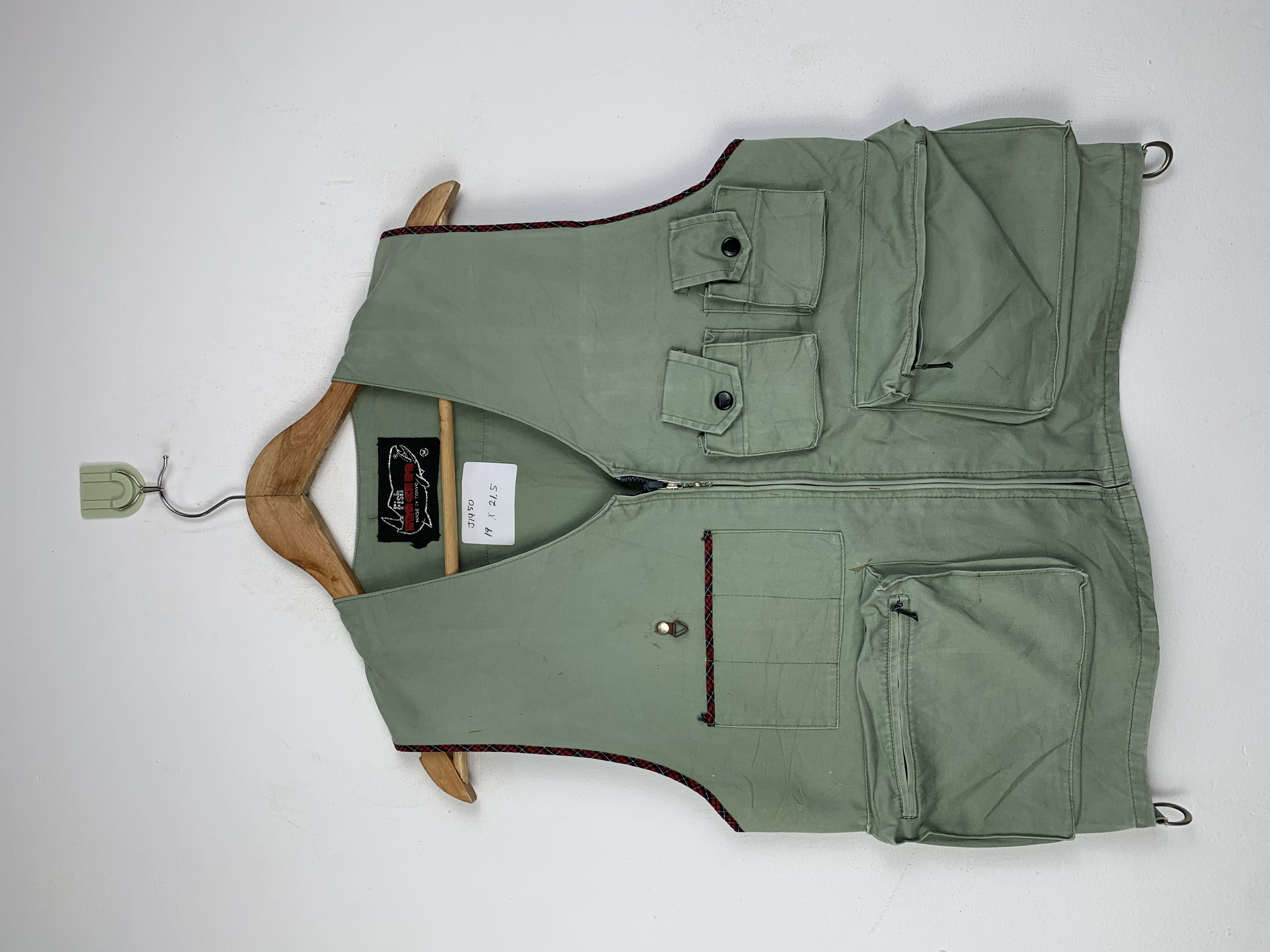 Vintage - Vintage Japanese Brand Cargo Fishing Jacket Vest - 1