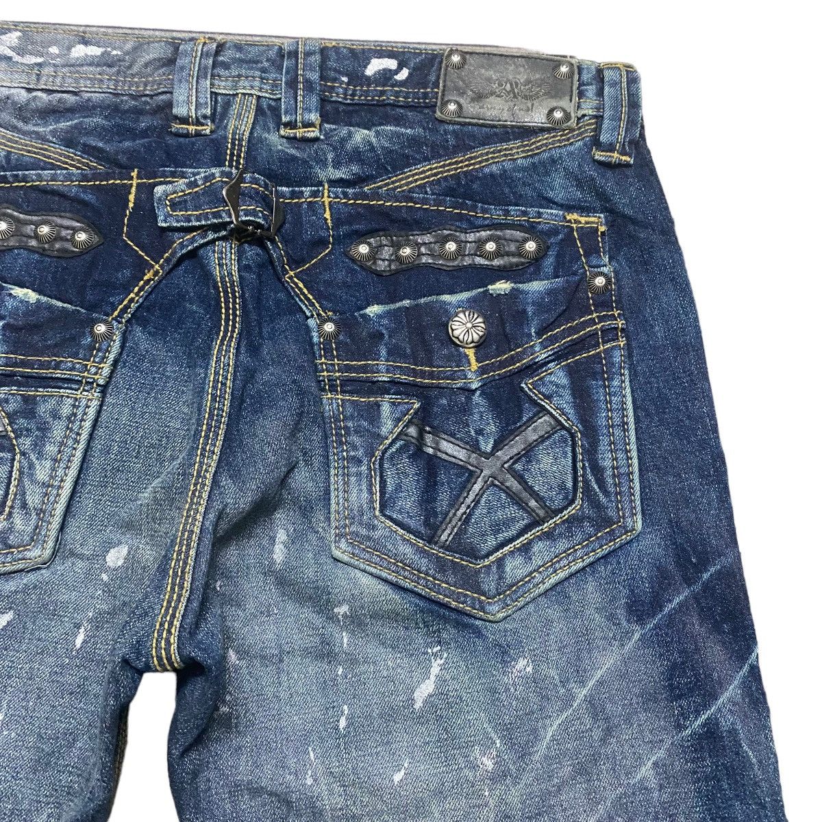 Le Grande Bleu (L.G.B.) - ARMY OF NO! Denim Painter Jeans - 12