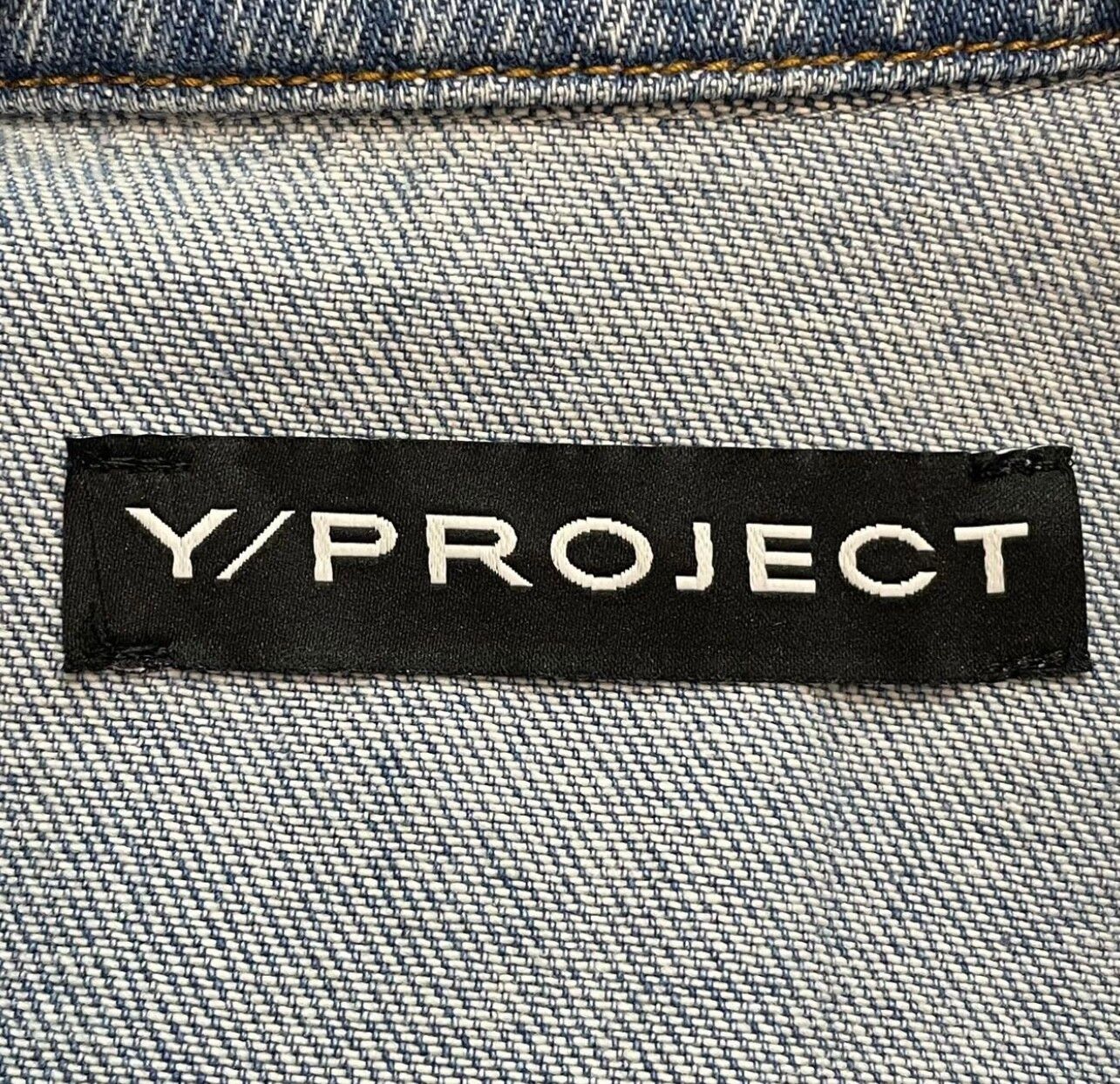 Y project washed denim jacket M - 3