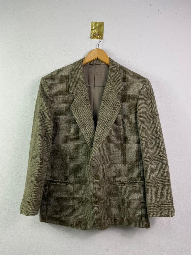 Classic Lanvin Studio Plaid Men Jacket Blazer - 1