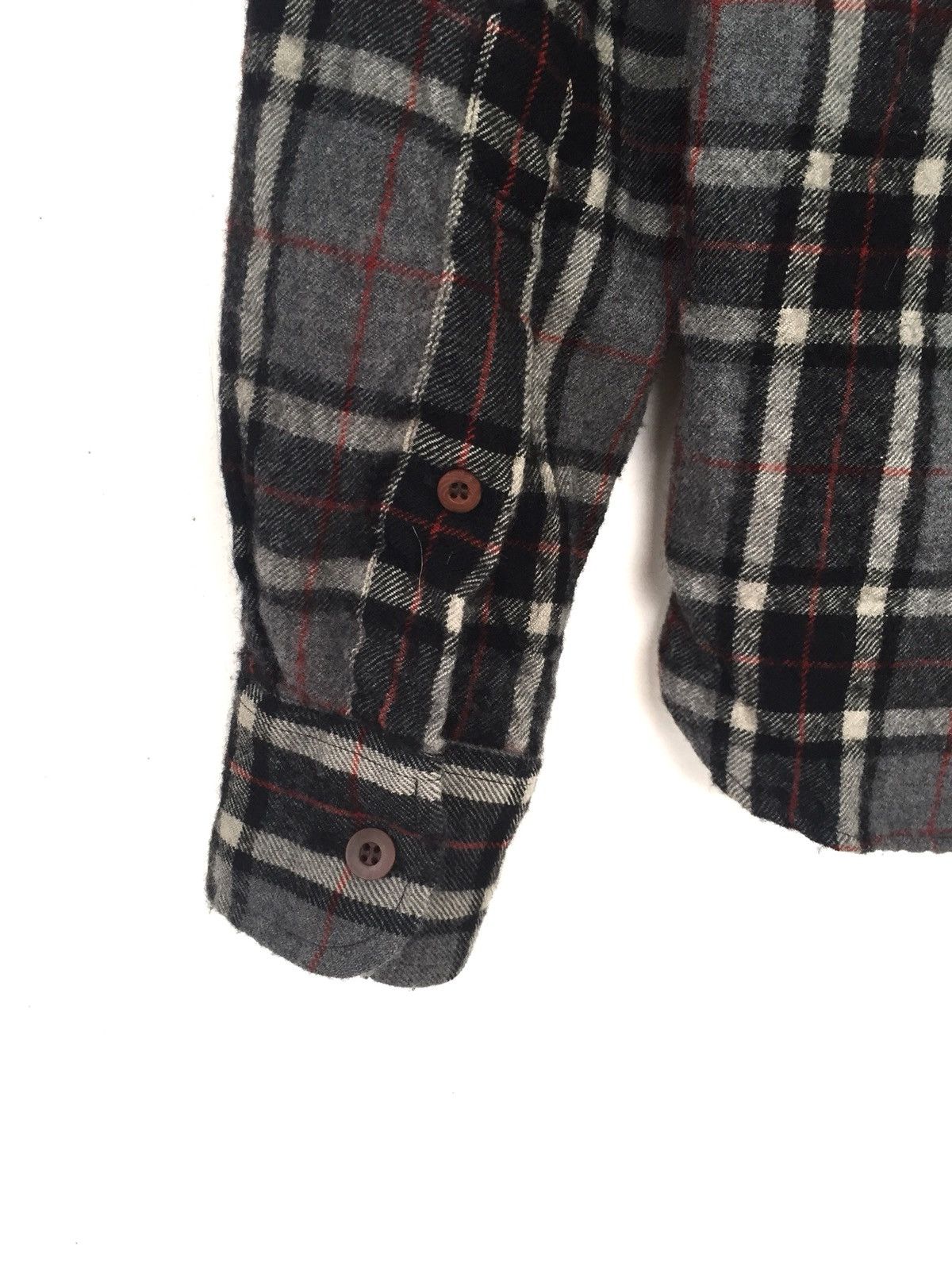 AW13 Comme des Garçons Homme Plaid Flannel Shirt - 5