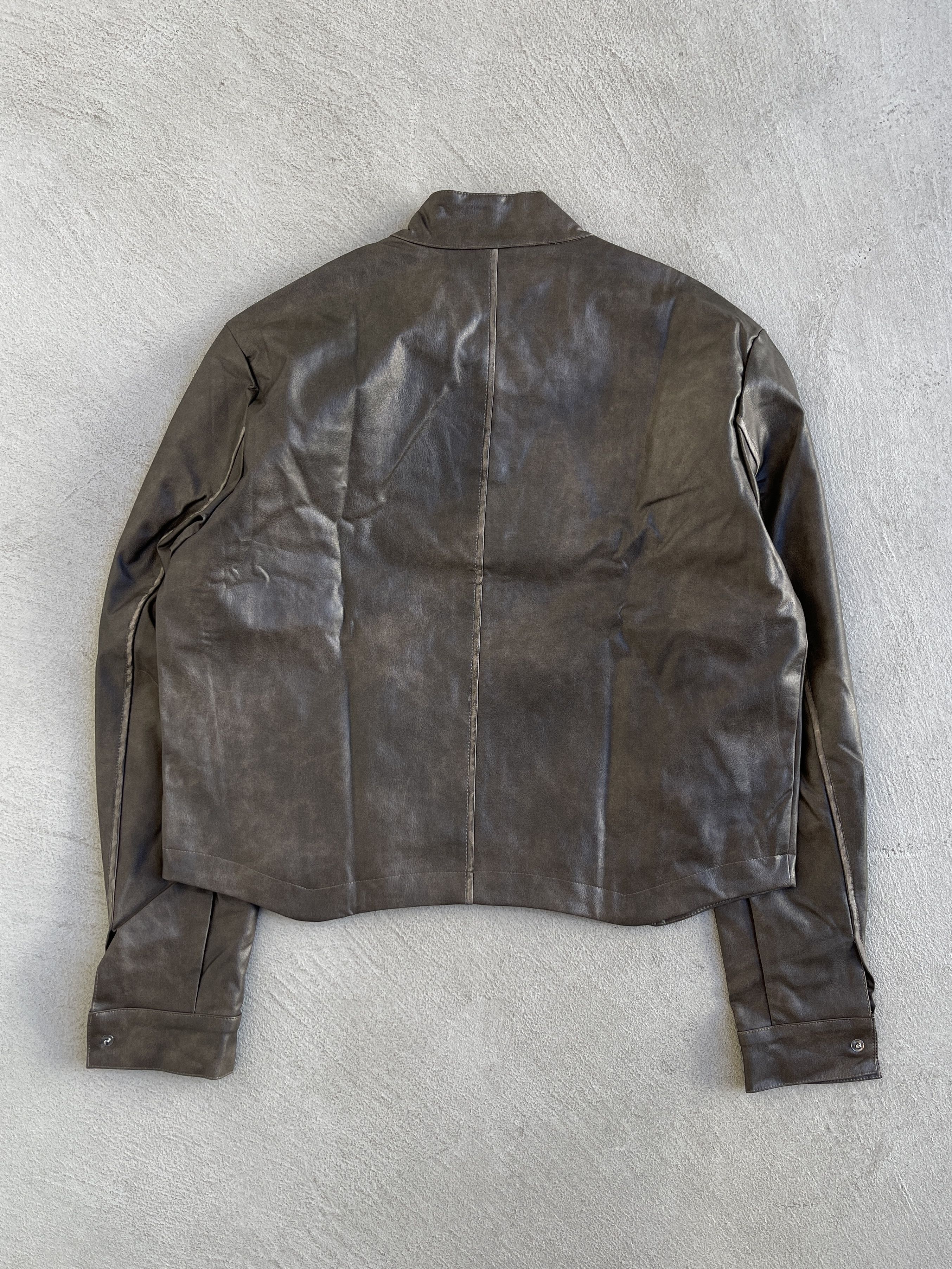 STEAL! Vintage 1990s Biker Leather Jacket - 6