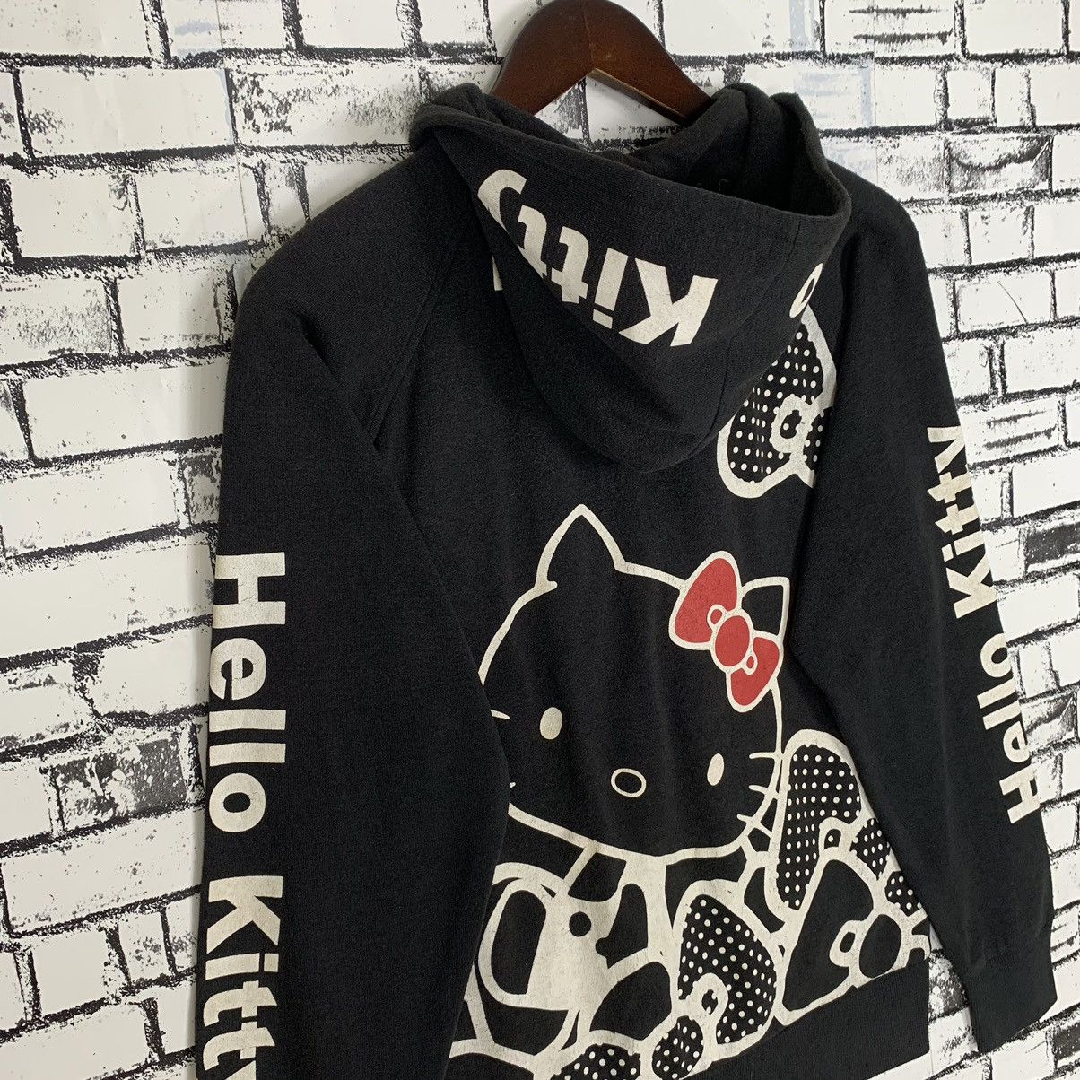 Vintage - Japanese Cartoon Hello Kitty Zipper Hoodie Backprint - 9