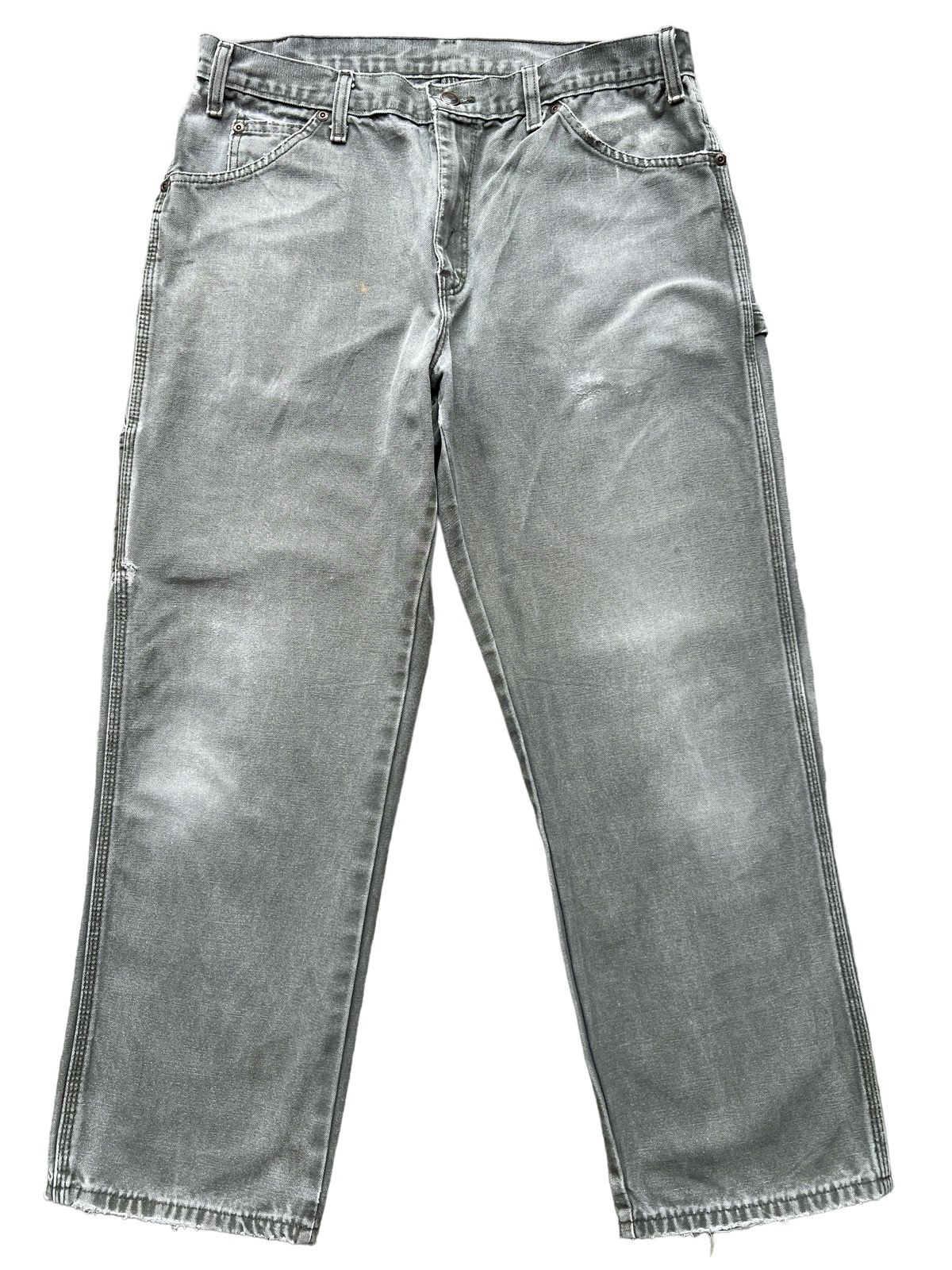 Crazy Faded Dickies Carpenter Pants 34 Distressed Pants - 3