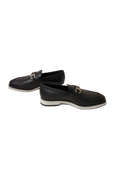 Nabucco Black Leather Loafers - 4