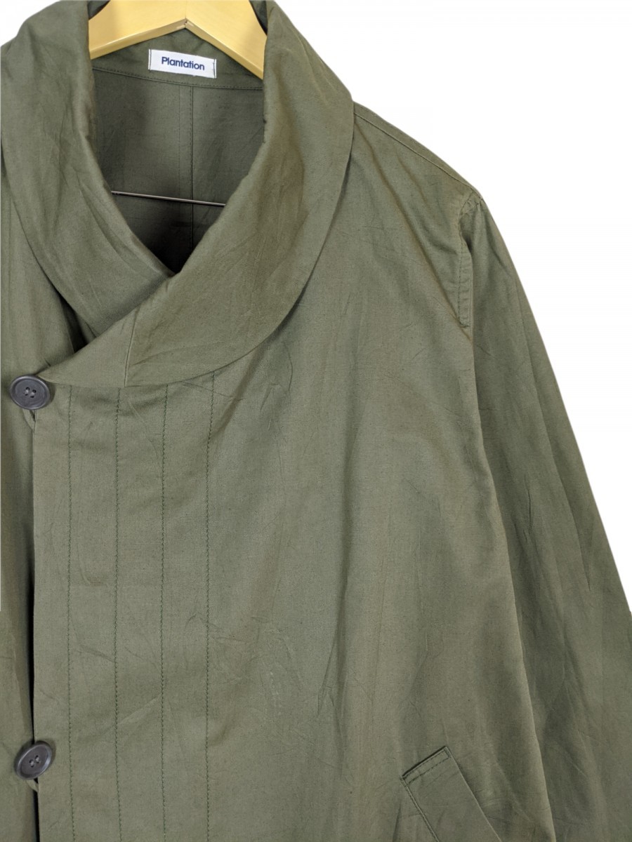 Archival Clothing - Plantation Wide Long Coat Light Jacket - 4