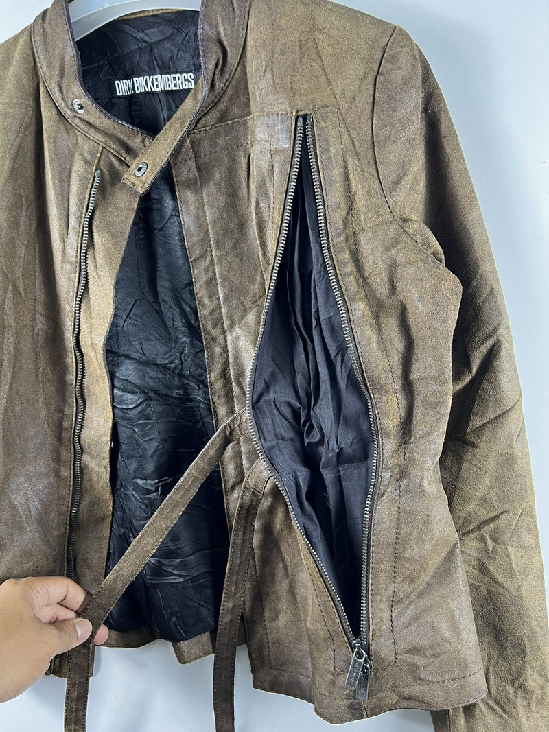 🔥 SOLD OUT 🔥 DIRK BIKKEMBERGS SUEDE RIDER JACKET - 38 - 1