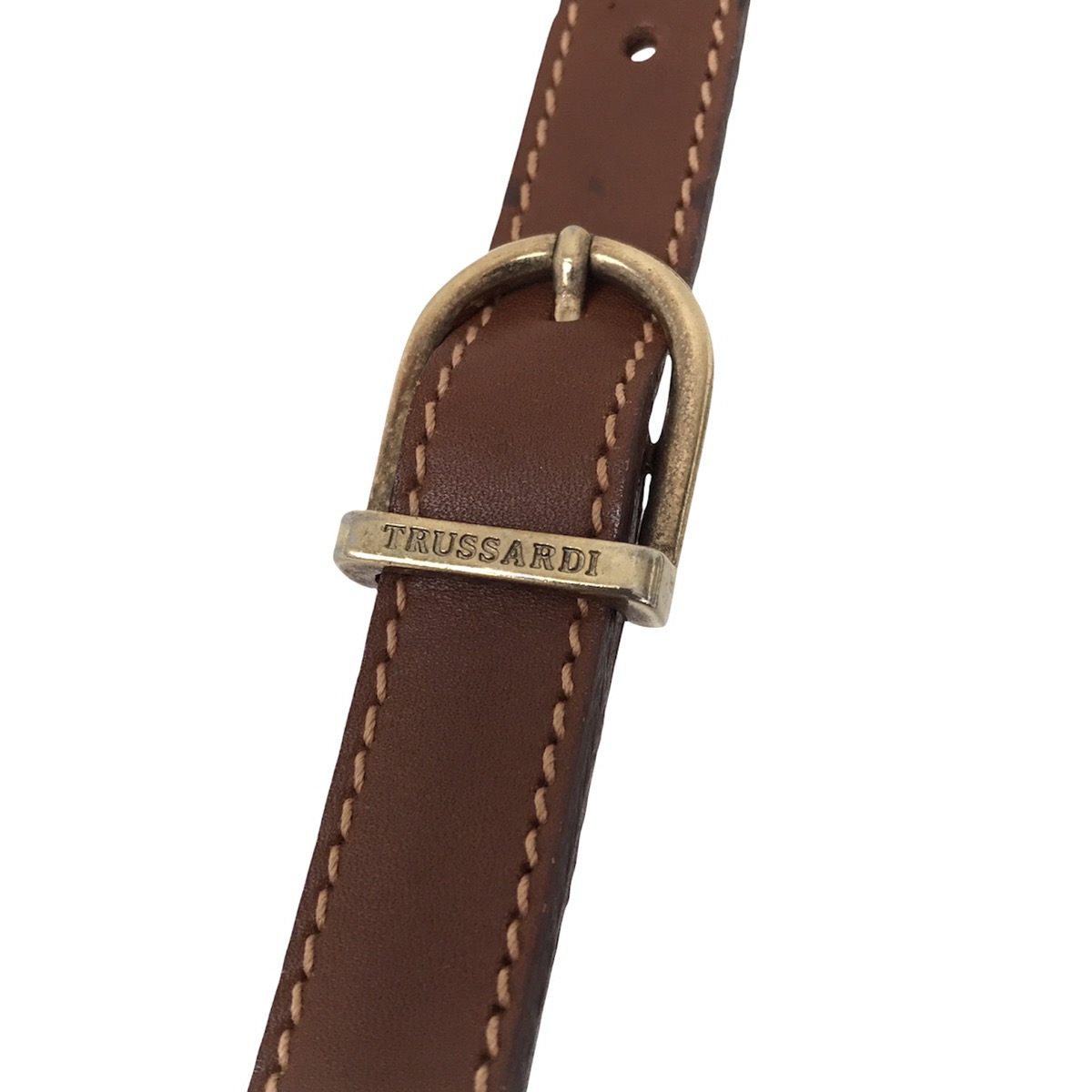Vintage - Authentic Vintage Trussardi Italy Leather WMN Crossbody Bag - 7