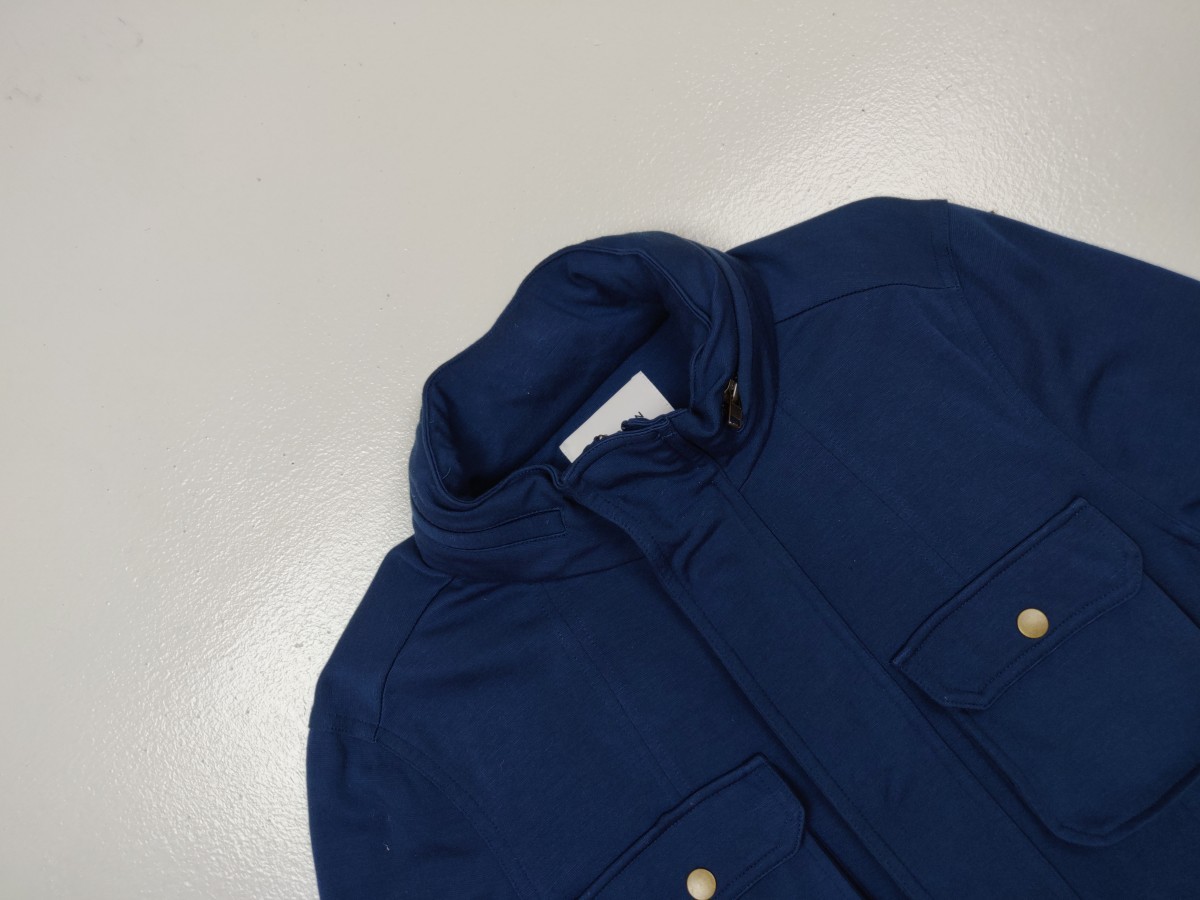 Blue - Multi-pocket Light Jacket Outerwear - 2