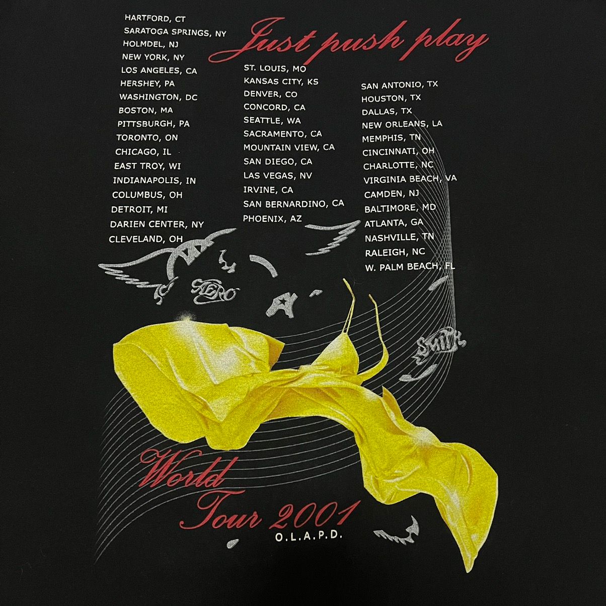 Vintage Aerosmith x Sorayama World Tour 2001 T shirt - 8