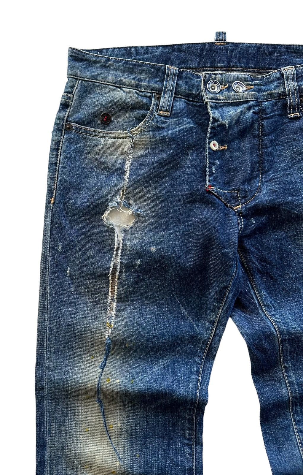 Dsquared2 Distressed Denim Jeans - 16