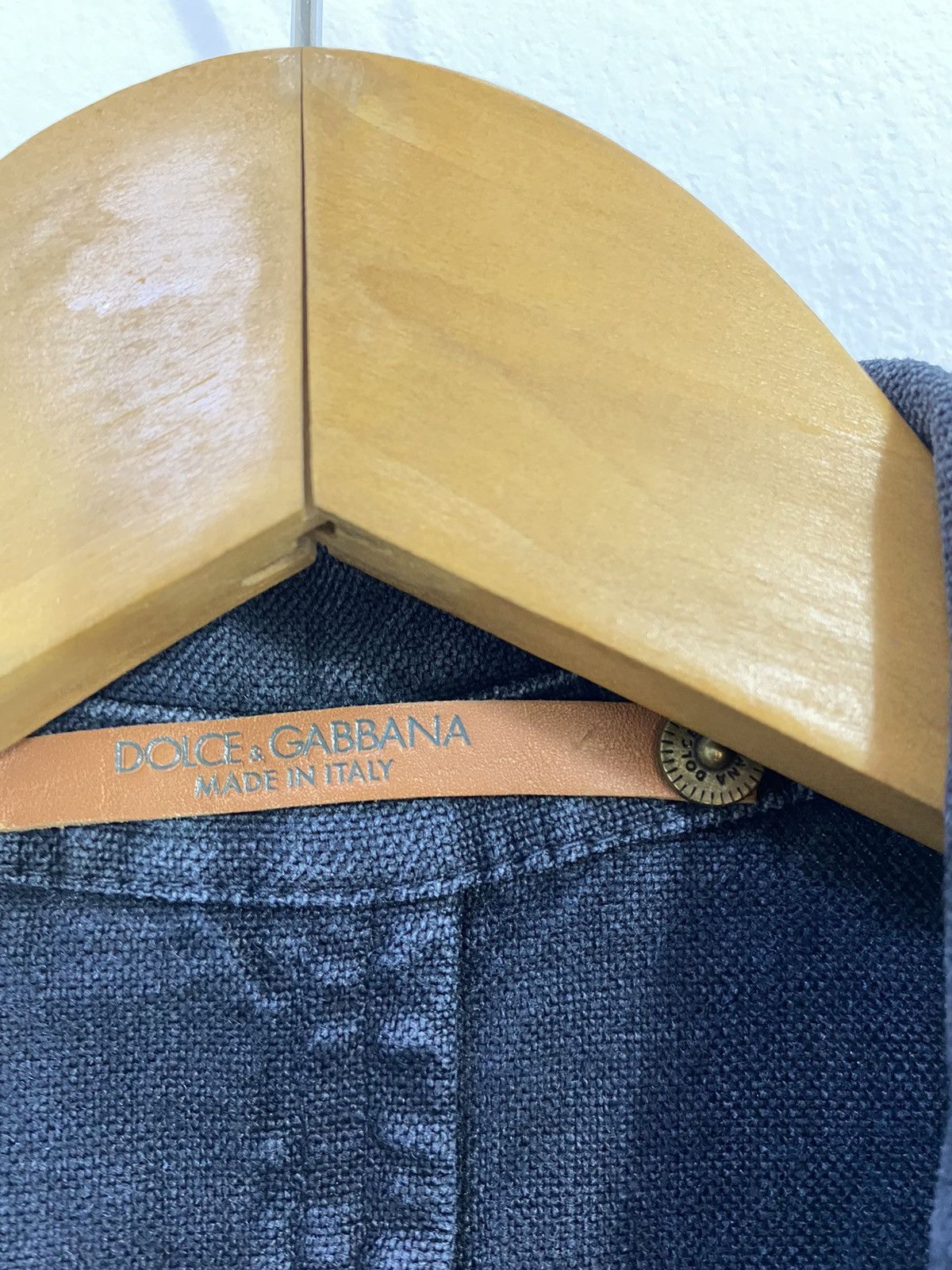 Dolce And Gabbana Linen Jacket Distressed Design - 3